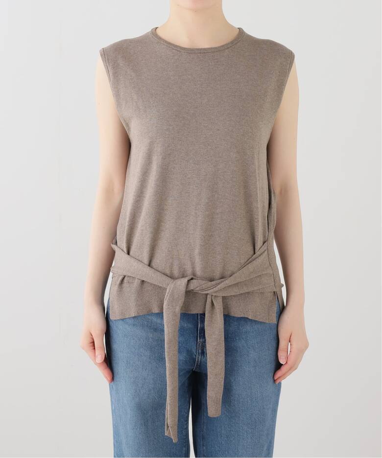 BELTED WRAP KNIT（ニット／セーター）｜L