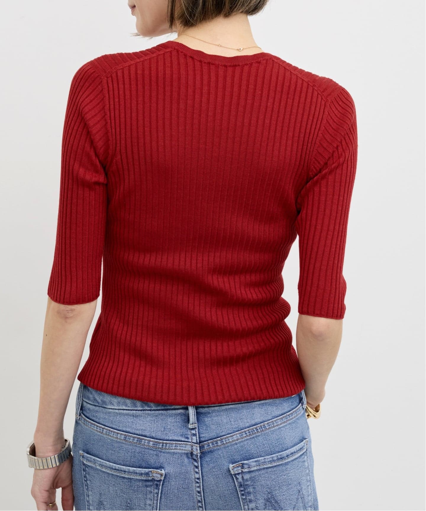 ニット/セーター L'Appartement RIB KNIT WIDE RIB CREW NECK KNIT（ニット／セーター）｜L'Appartement