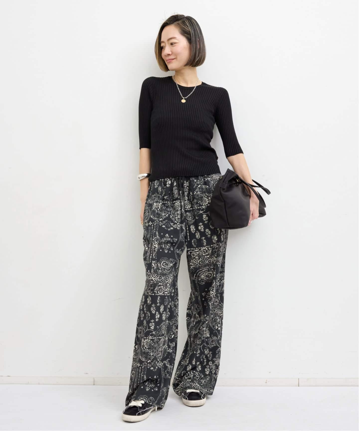 アパルトモン　Silk CTN C/N KNIT SILK RIB KNIT（ニット／セーター）｜L'Appartement（アパルトモン）の