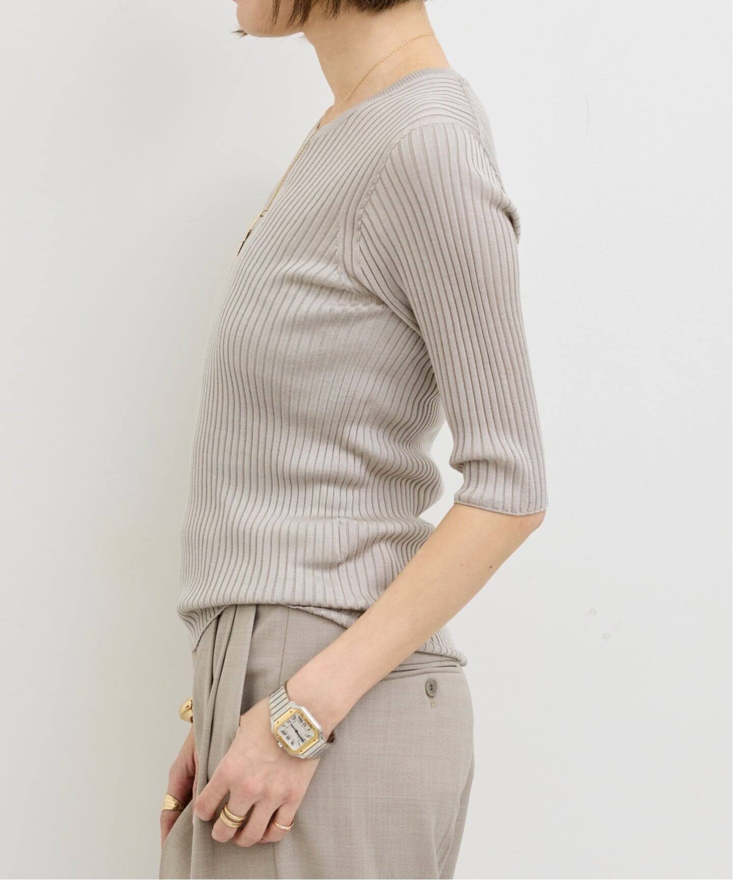 ニット/セーター L'Appartement Silk*CTN N/S TOPS SILK RIB KNIT（ニット／セーター）｜L'Appartement（アパルトモン）の