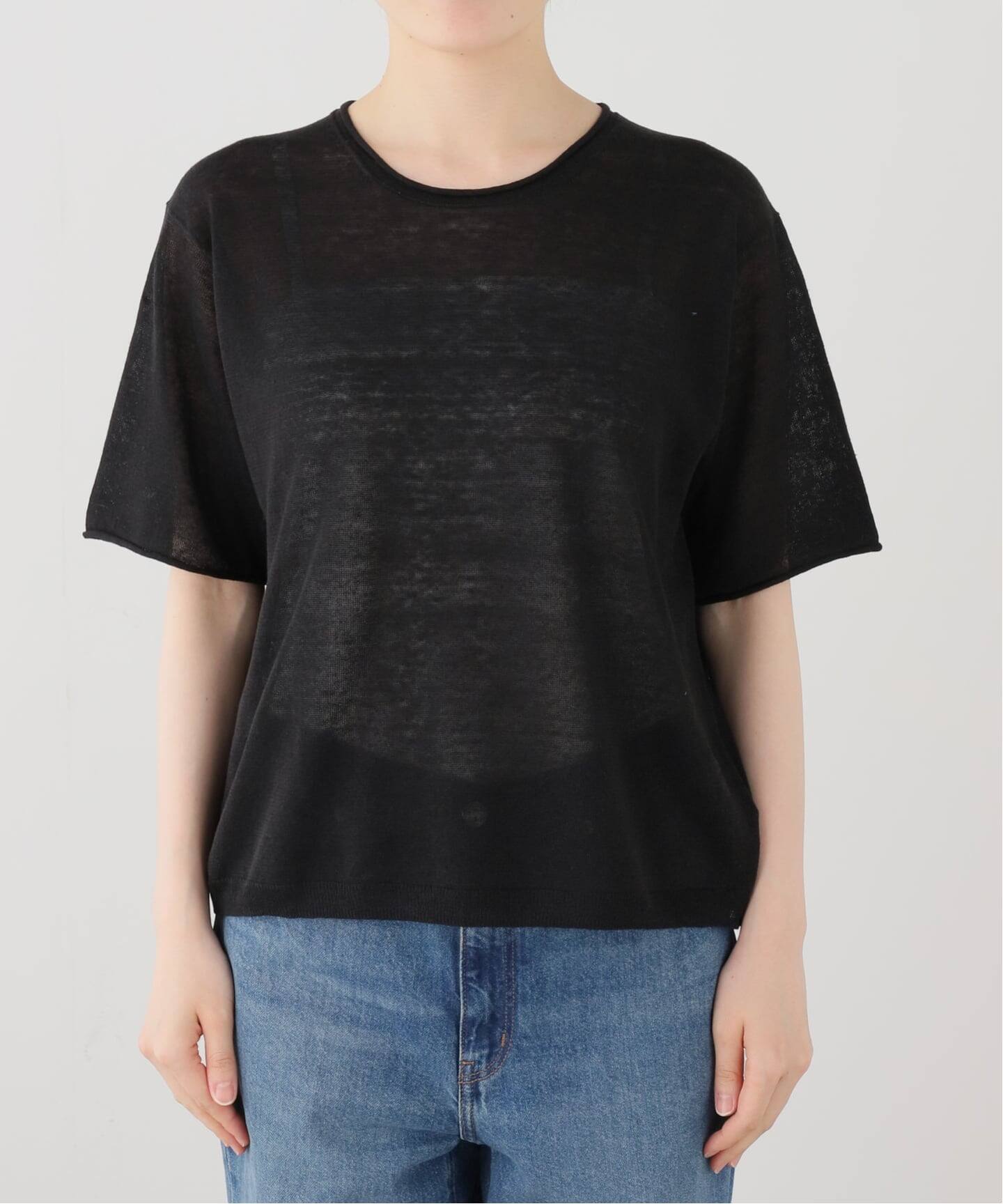 LINEN SHORT SLEEVE KNIT（ニット／セーター）｜L'Appartement