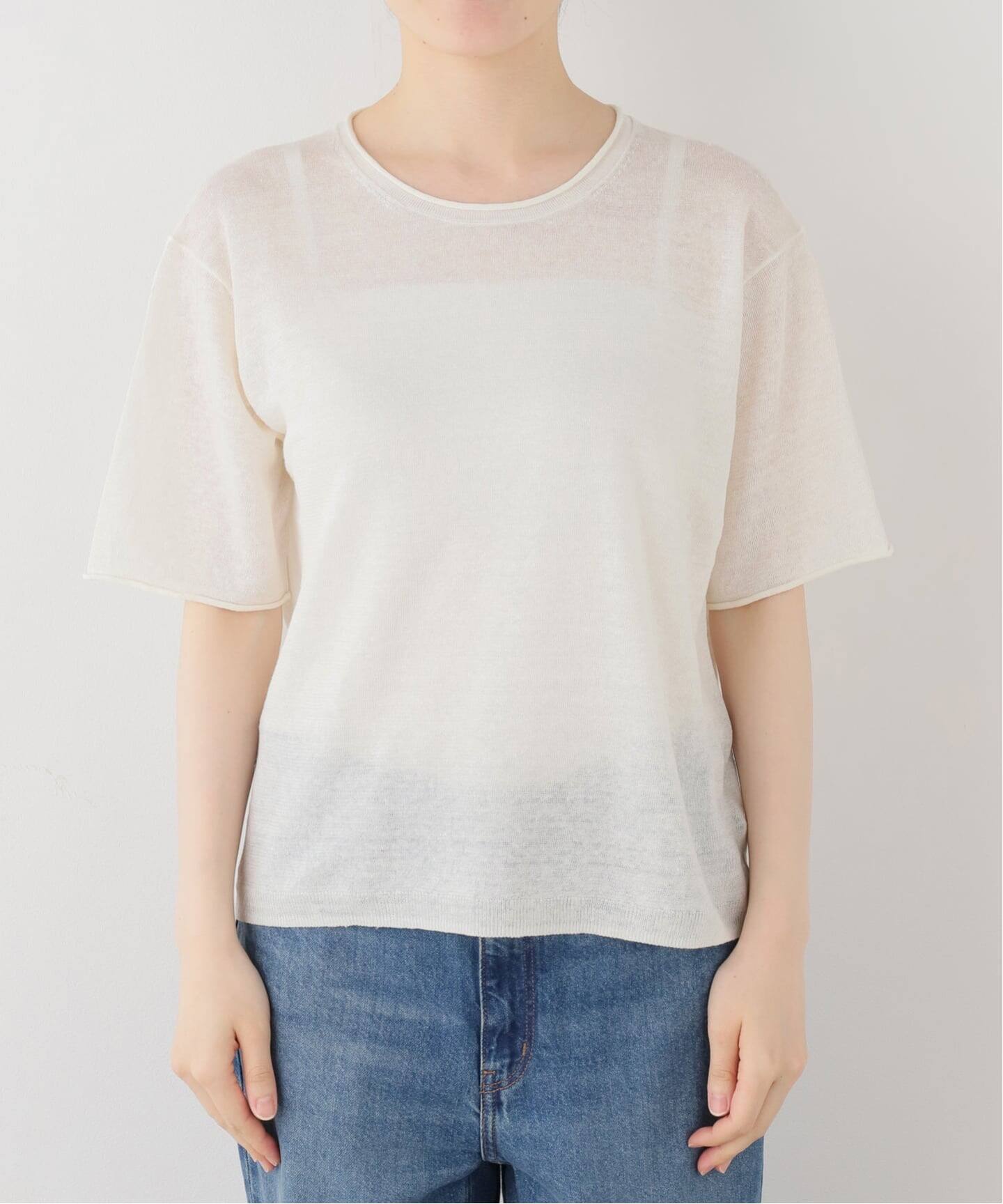 LINEN SHORT SLEEVE KNIT（ニット／セーター）｜L'Appartement