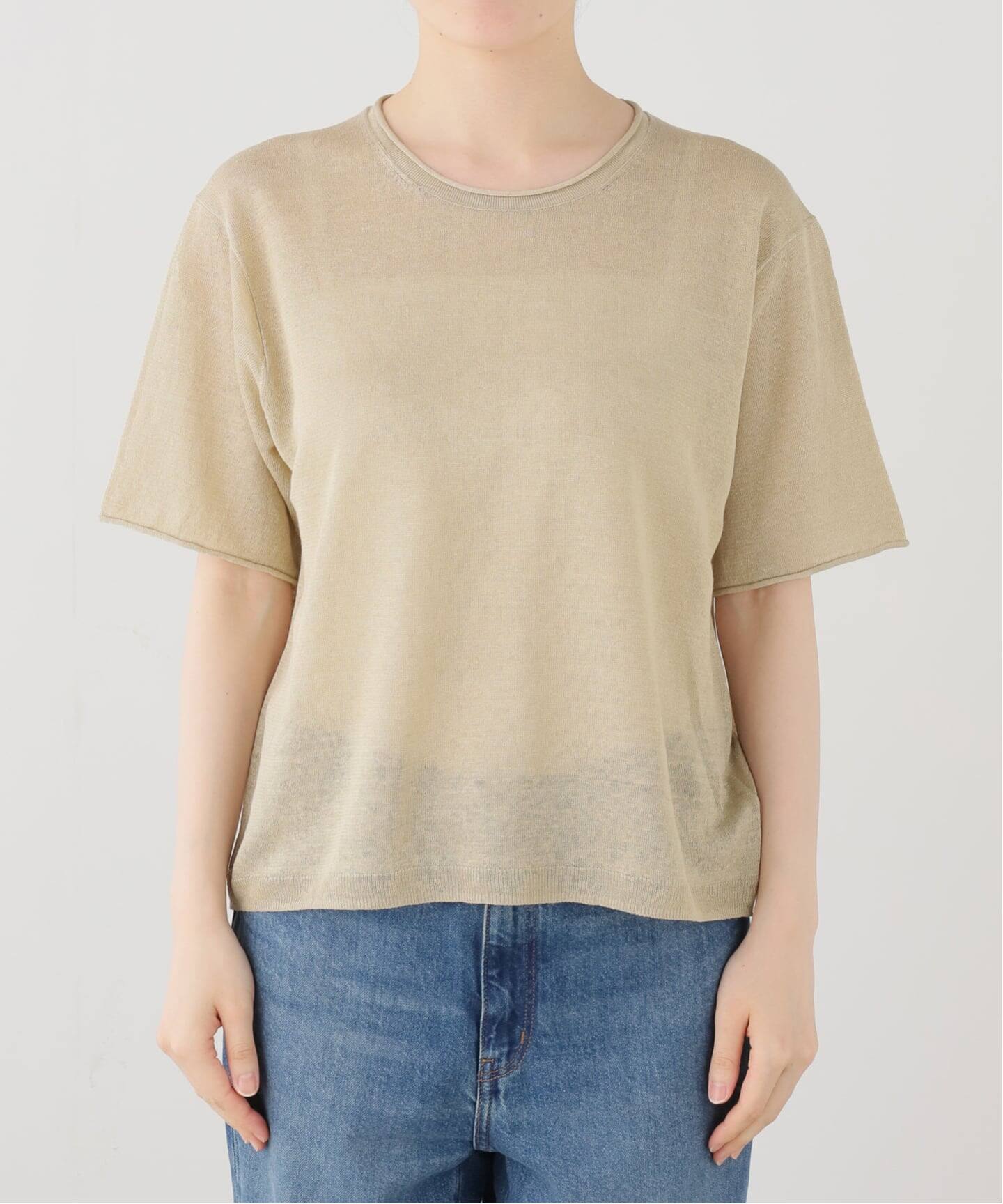 LINEN SHORT SLEEVE KNIT（ニット／セーター）｜L'Appartement