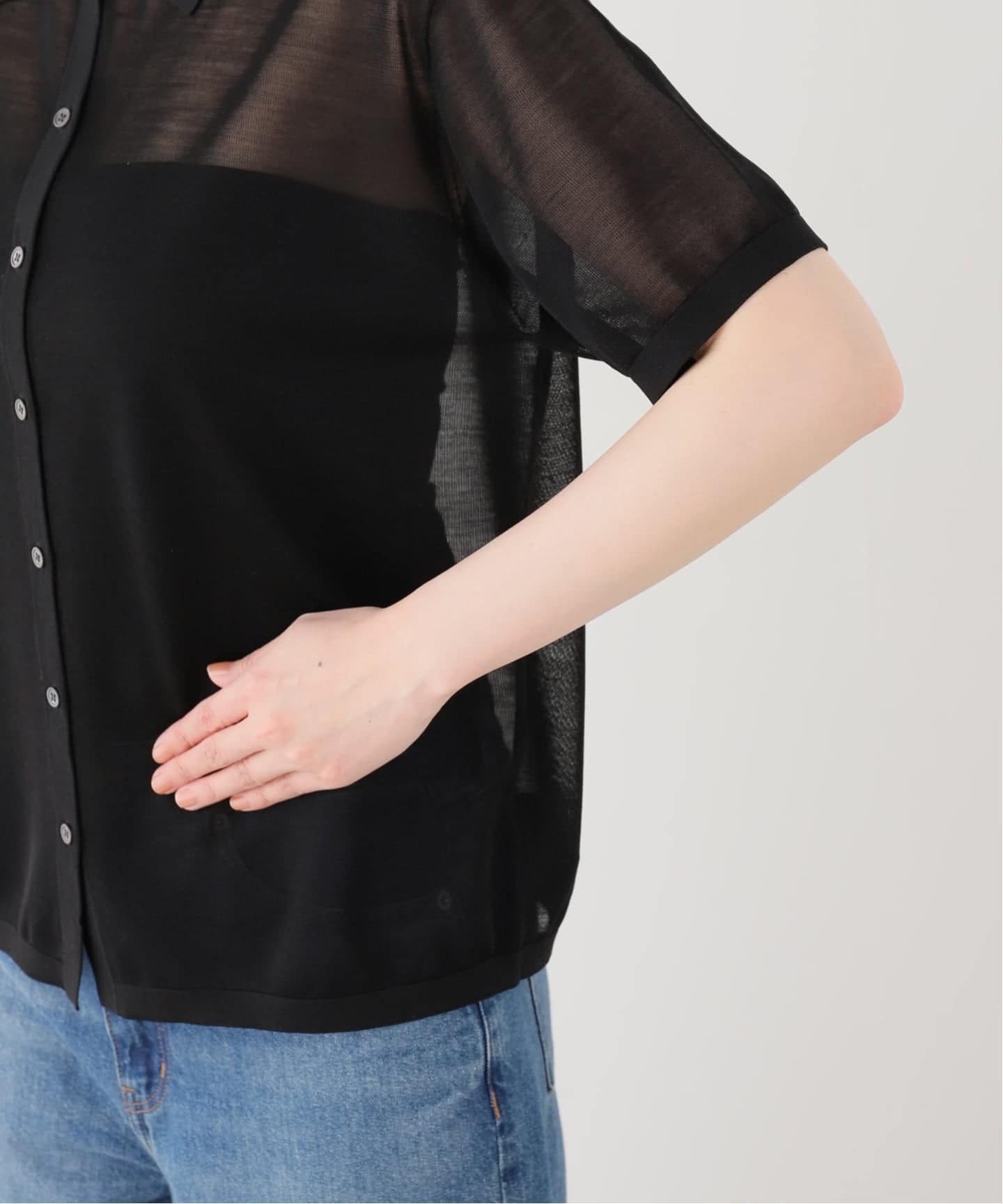 WASHABLE SILK MIX KNIT PULLOVER（ニット／セーター）｜L'Appartement