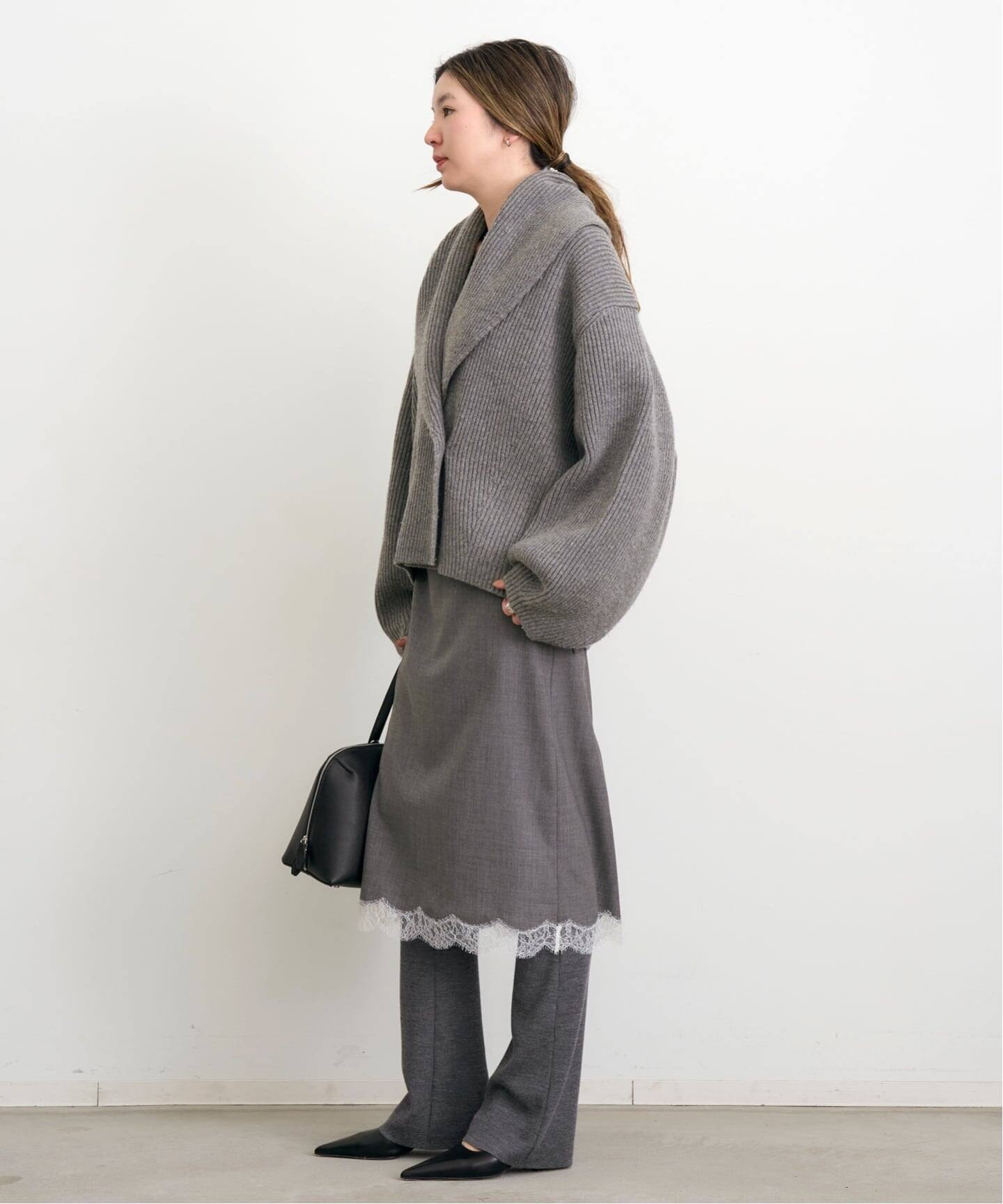 TOTEME/トーテム】 SHAWL-LAPEL CARDIGAN（カーディガン）｜L