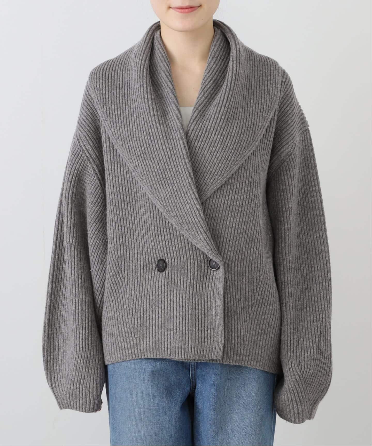 TOTEME/トーテム】 SHAWL-LAPEL CARDIGAN（カーディガン）｜L