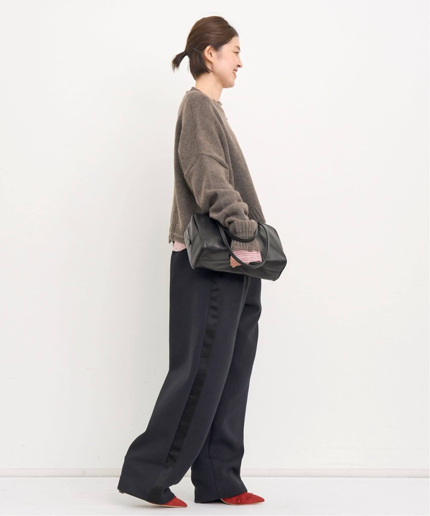 GOOD GRIEF!/グッド グリーフ】 DAMAGED KNIT TOP（ニット／セーター