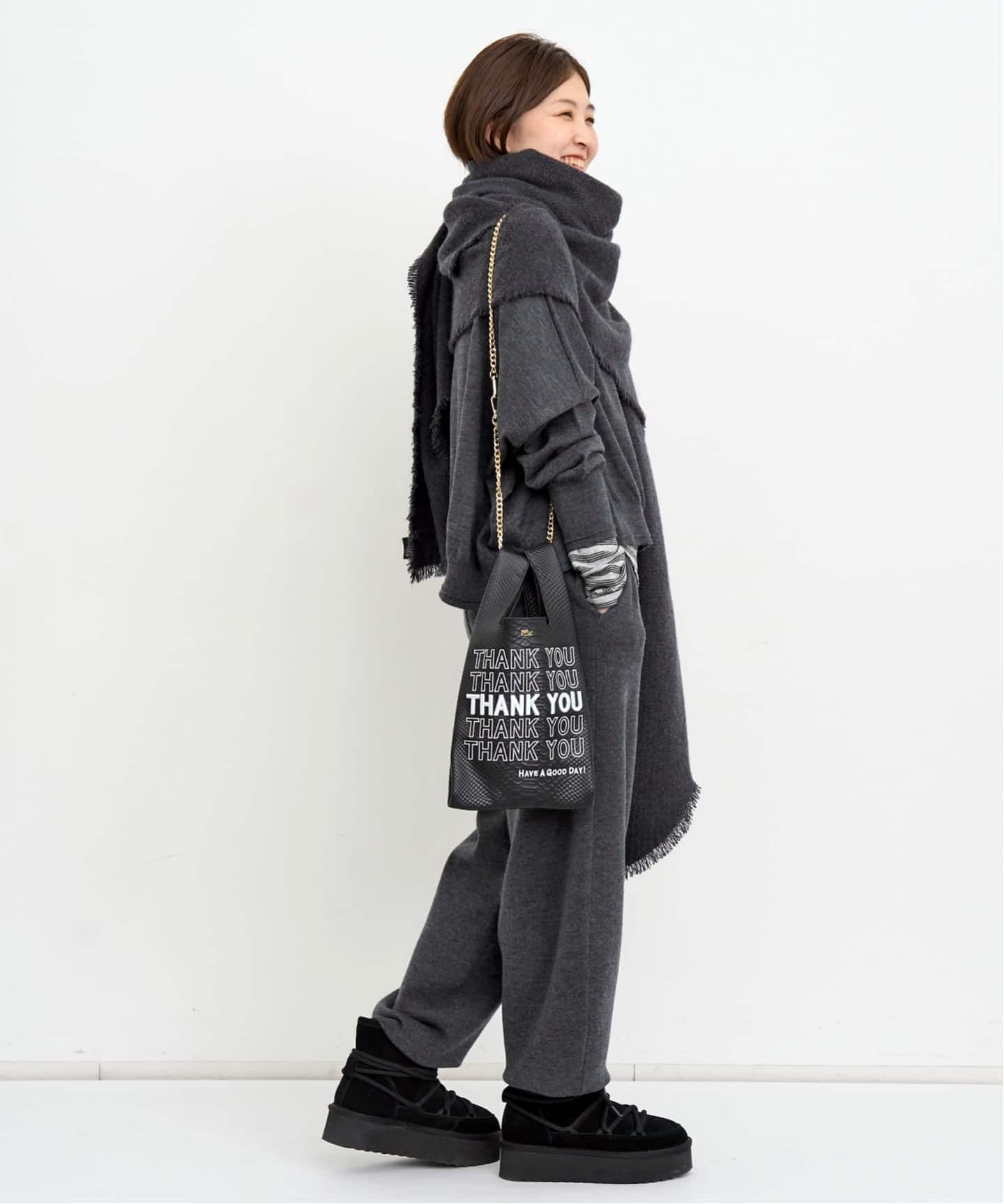 GOOD GRIEF!/グッド グリーフ】 Knit Cropped Top（ニット／セーター