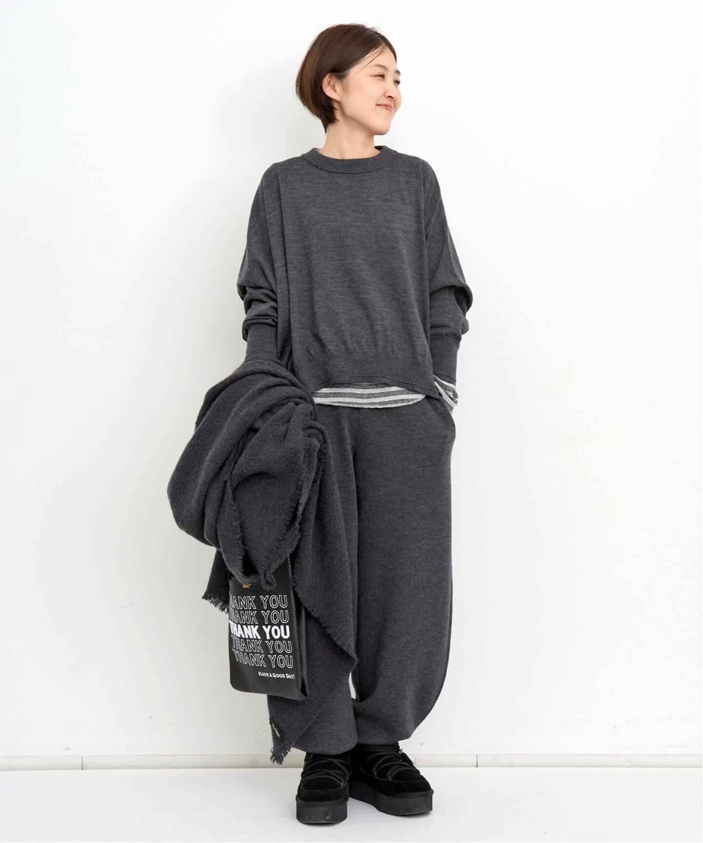 予約》【GOOD GRIEF!/グッド グリーフ】 Knit Cropped Top（ニット