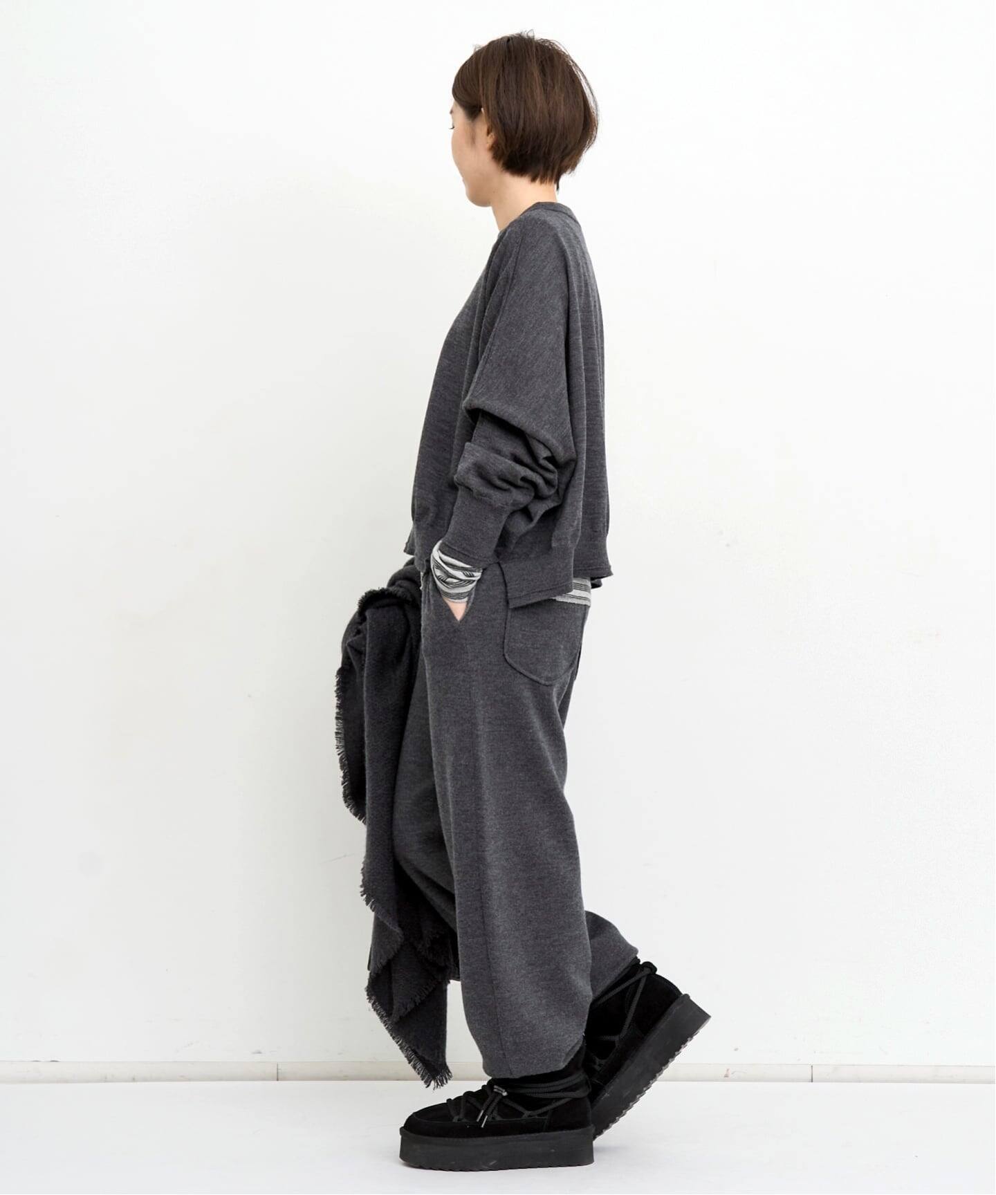 予約》【GOOD GRIEF!/グッド グリーフ】 Knit Cropped Top（ニット