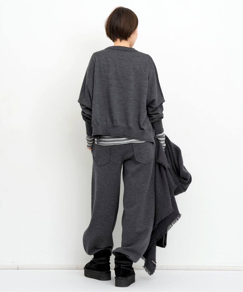 GOOD GRIEF!/グッド グリーフ】 Knit Cropped Top（ニット／セーター 