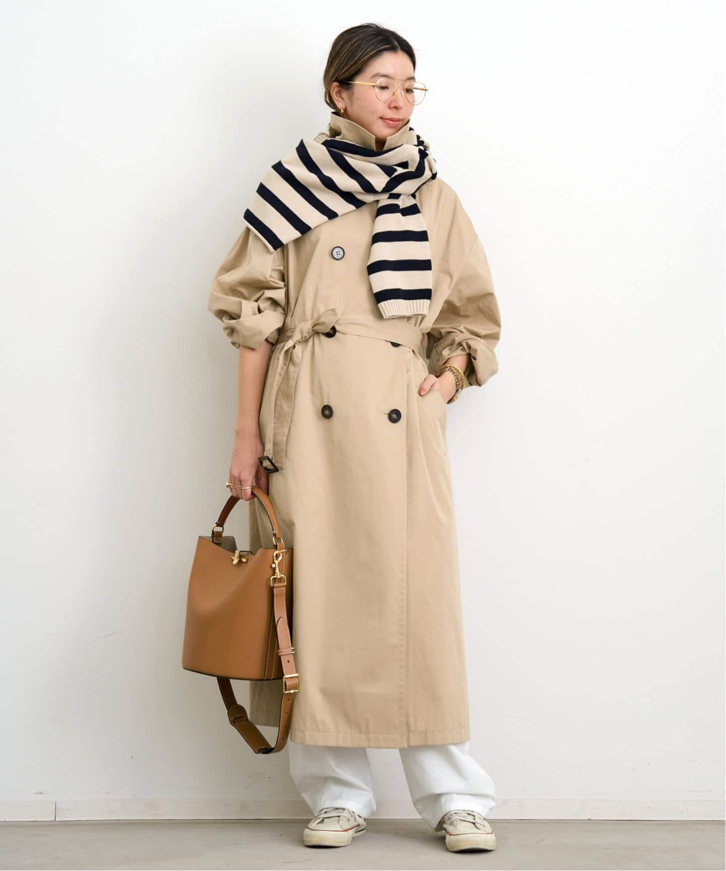 DENIMIST/デニミスト】 Cropped Stripe Sweater(ニット DENIMIST/デニミスト】 Cropped Stripe Sweater(ニット