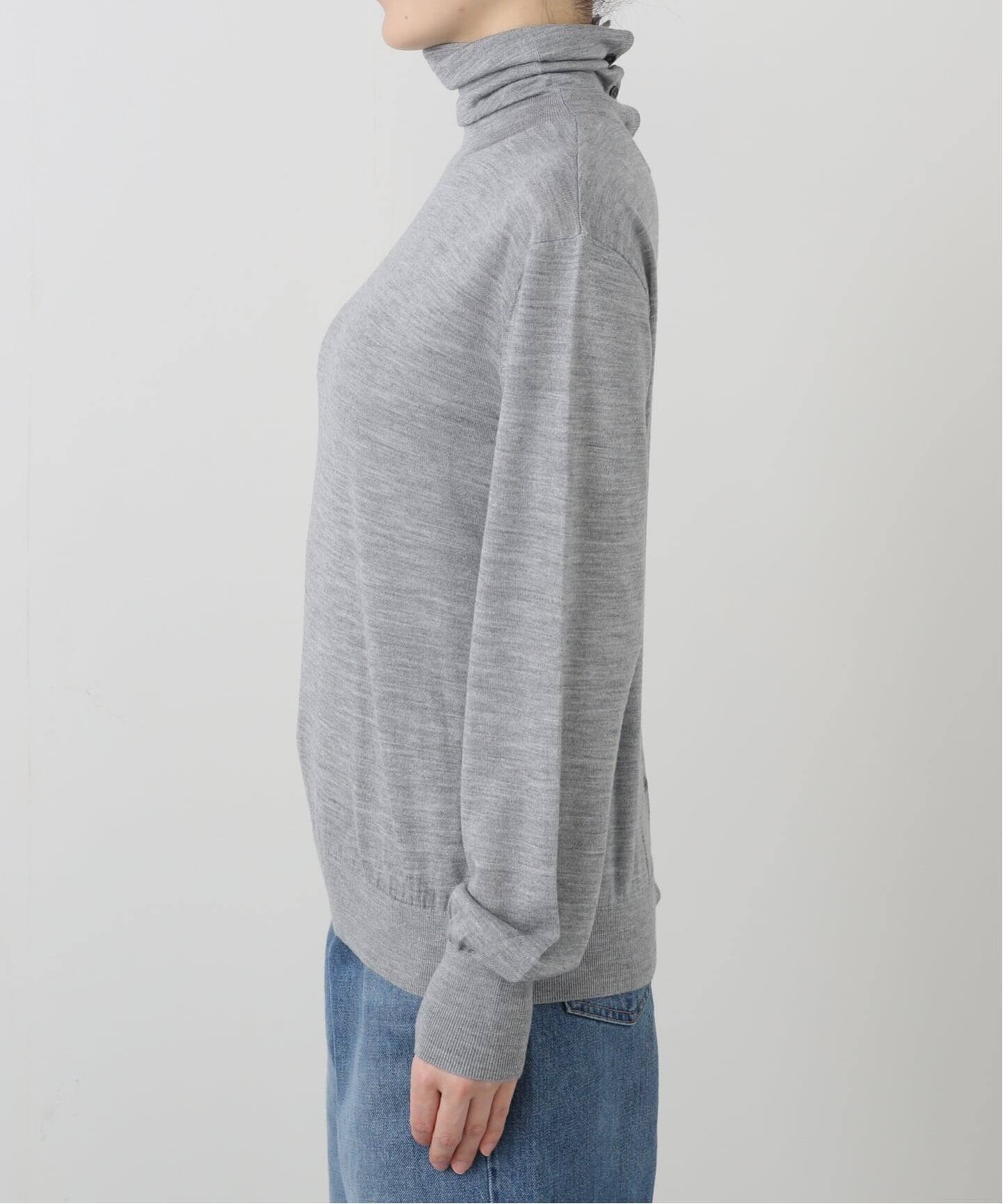 L'Appartement TURTLE NECK コクーンニット short turtleneck knit – BUNNY APARTMENT