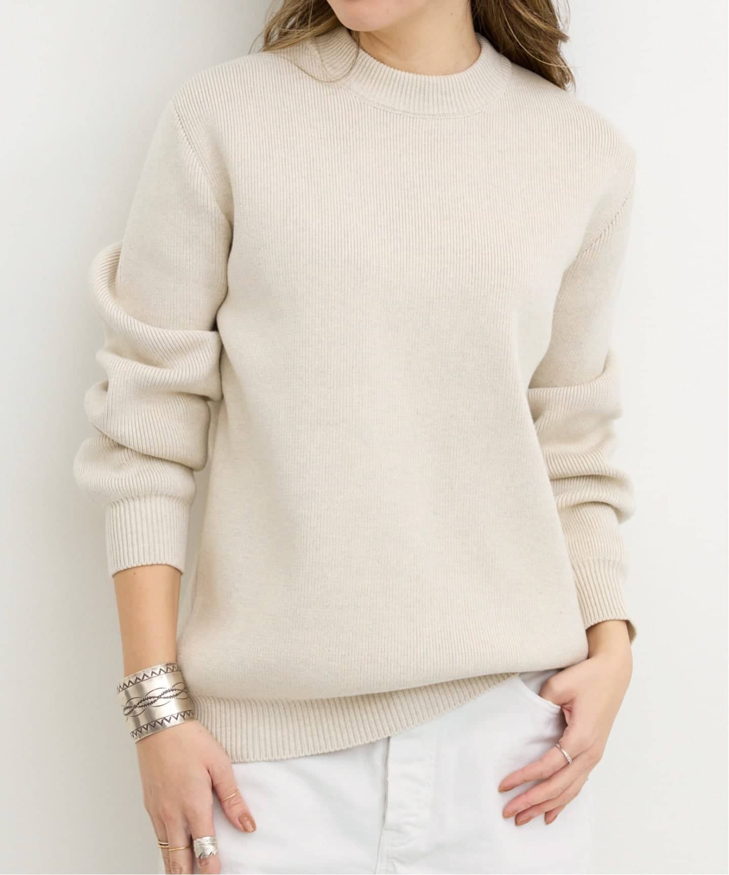 ★M★L'Appartement ゴールデングースニット GOLDEN GOOSE/ゴールデン グース】 M'S KNIT（ニット／セーター）｜L