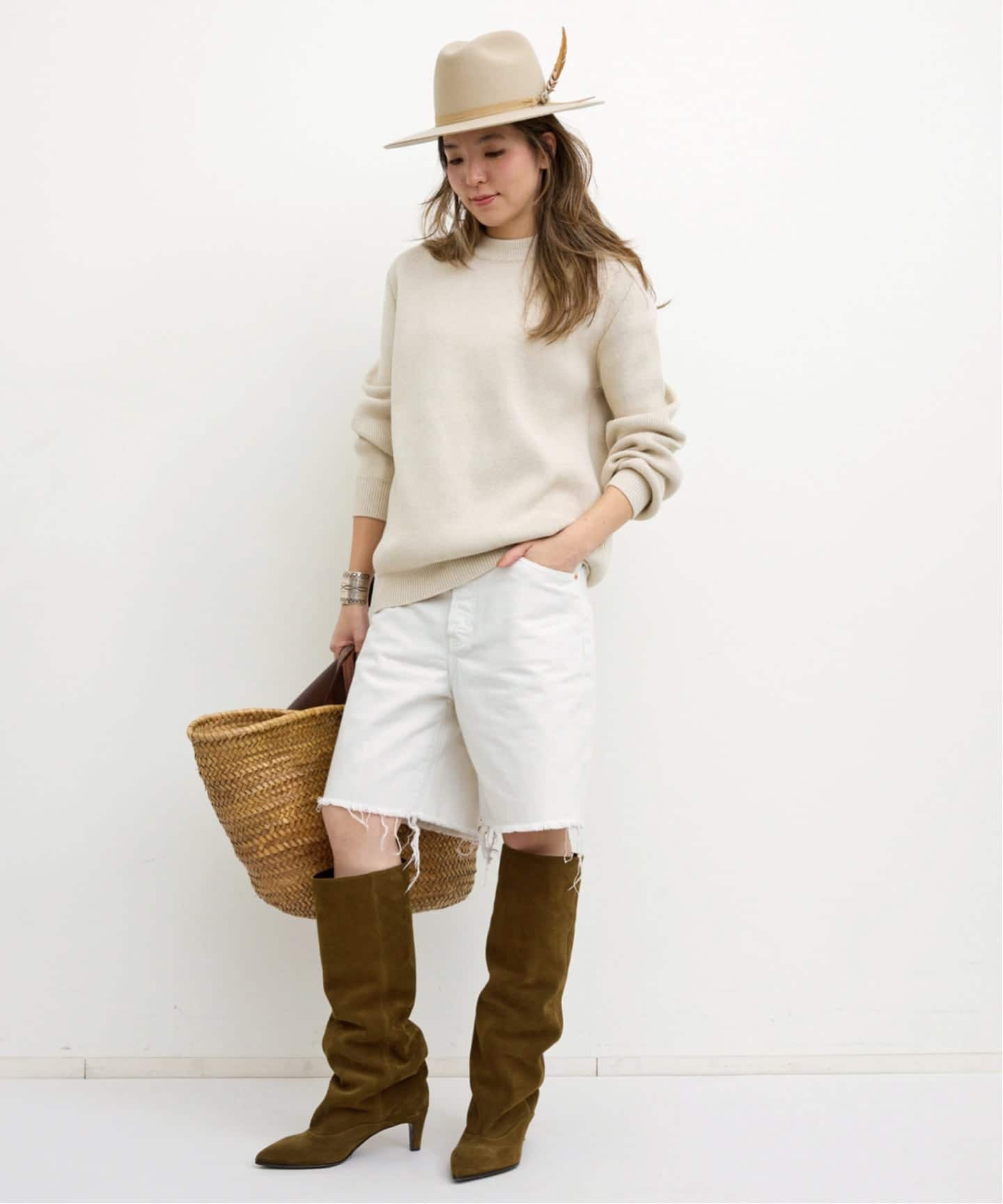 N9928R41■アパルトモン ゴールデングース ワッペンニット■rb N9928R41■アパルトモン ゴールデングース ワッペンニット■rb