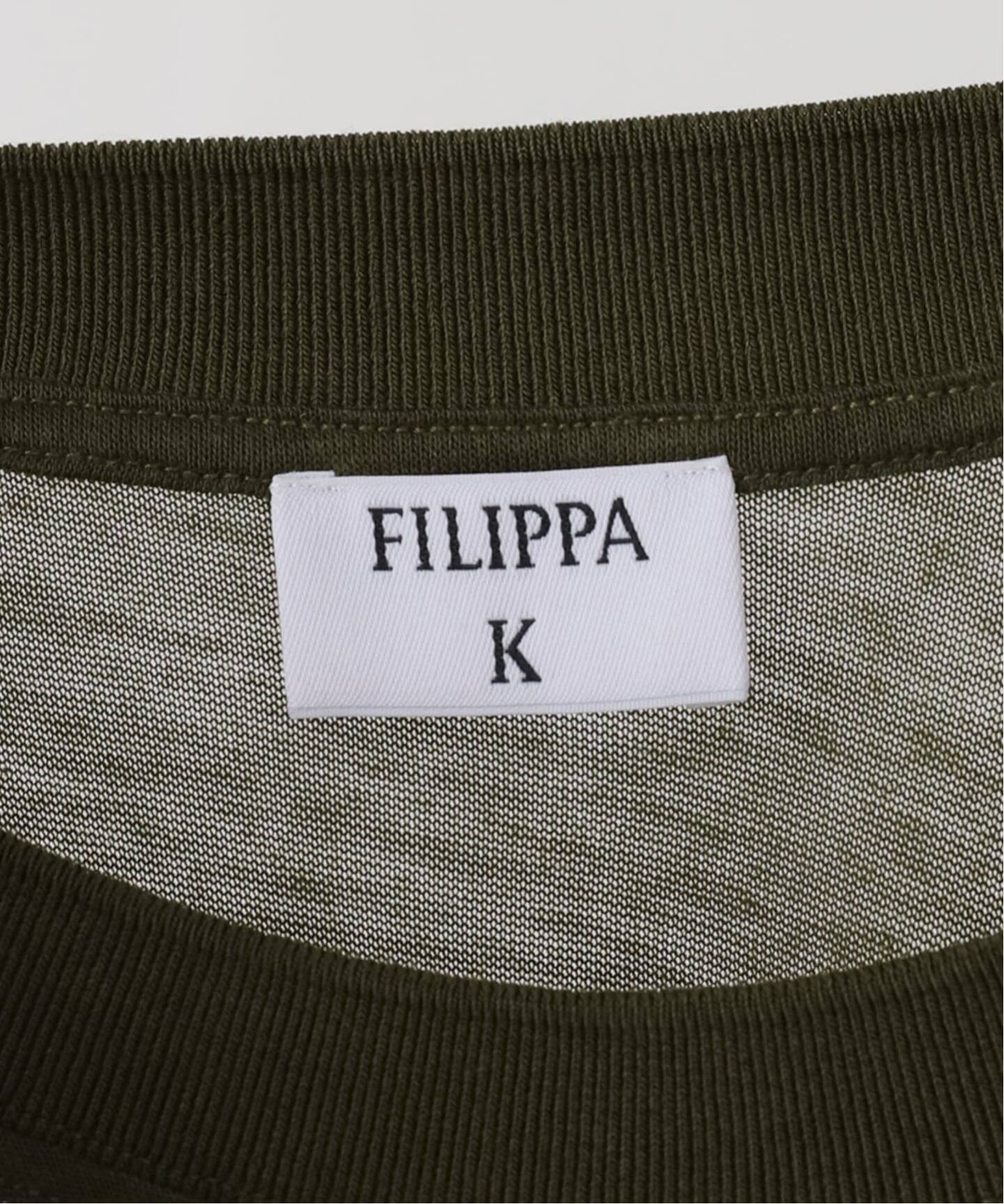 Tシャツ(半袖/袖なし) FILIPPA K Sheer Tee FILIPPA K/フィリッパ コー】SHEER TEE（ニット／セーター）｜L