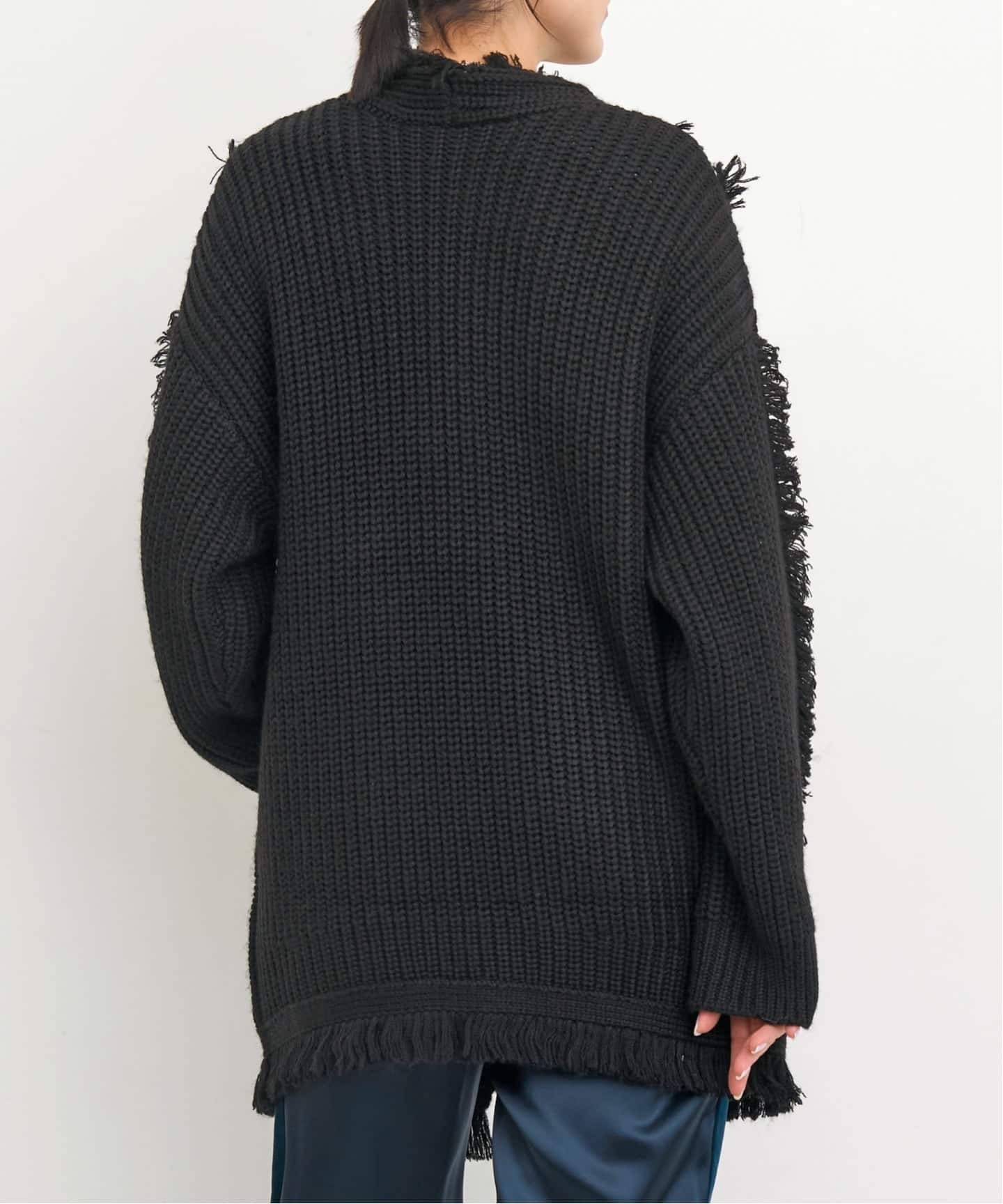 新品♡ L'Appartement アパルトモン/Cardigan カーディガン R13/アールサーティーン】 FRINGE CARDIGAN（カーディガン）｜L