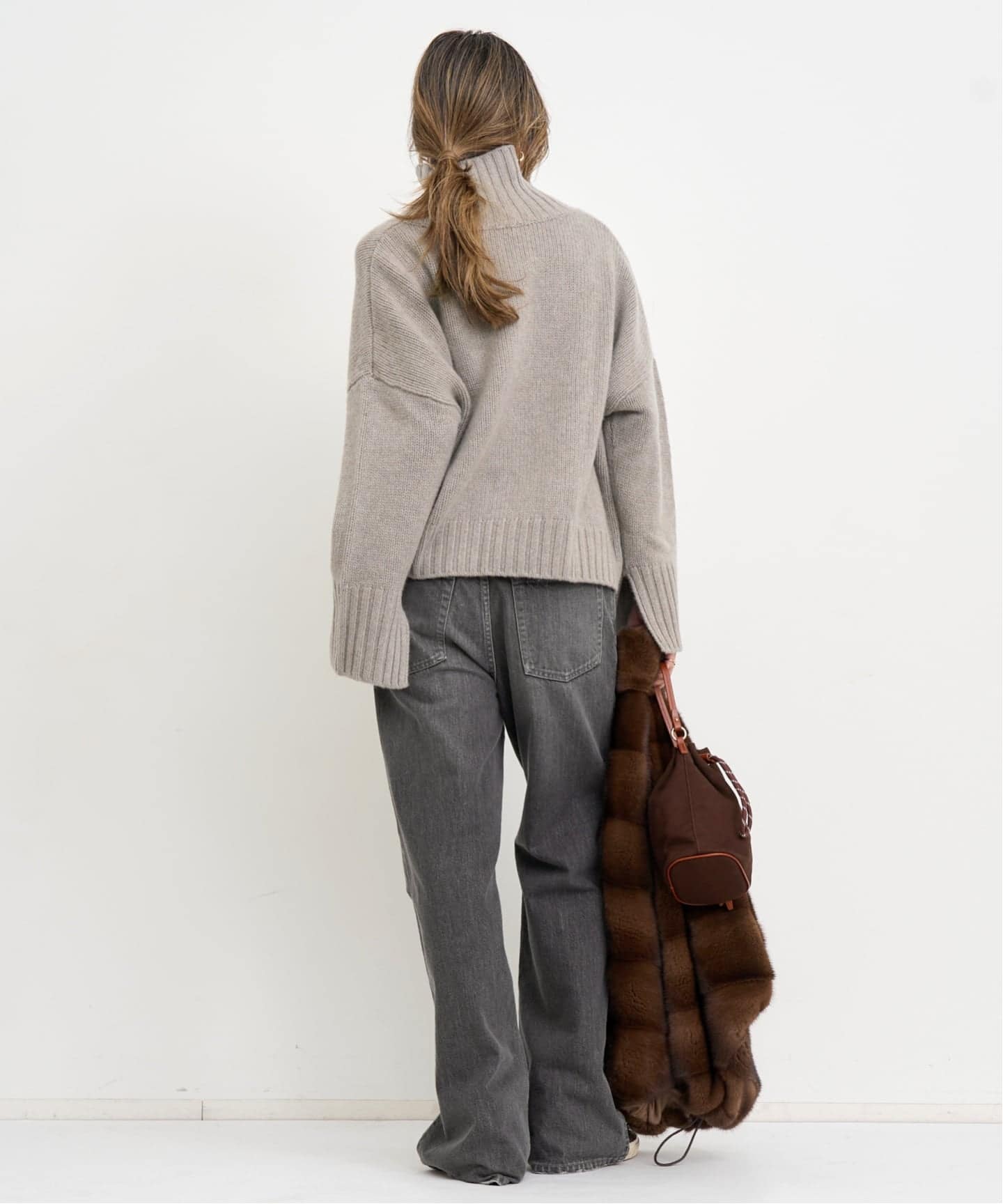 SOFT GOAT/ソフト ゴート】 Girlfriend Turtleneck Knit（ニット