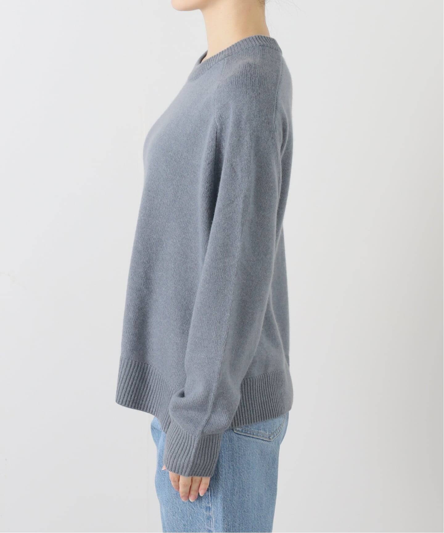 SOFT GOAT/ソフト ゴート】 Boyfriend Crewneck Knit（ニット