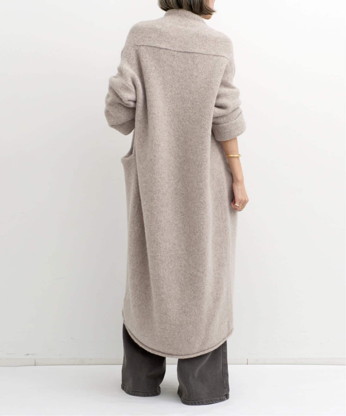 LAUREN MANOOGIAN/ローレン マヌージアン】LONG SHAWL CARDIGAN