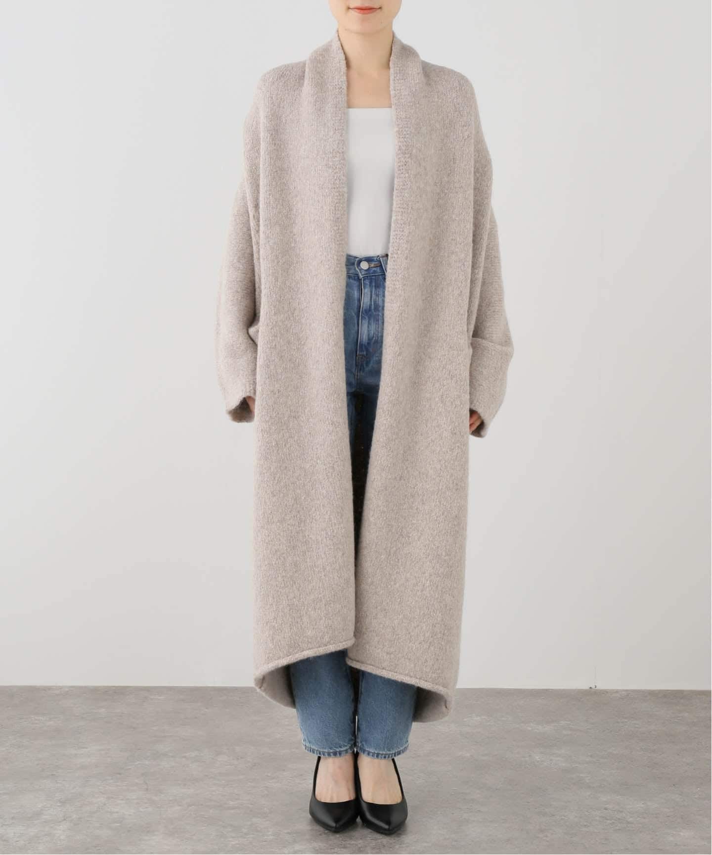 LAUREN MANOOGIAN/ローレン マヌージアン】LONG SHAWL CARDIGAN