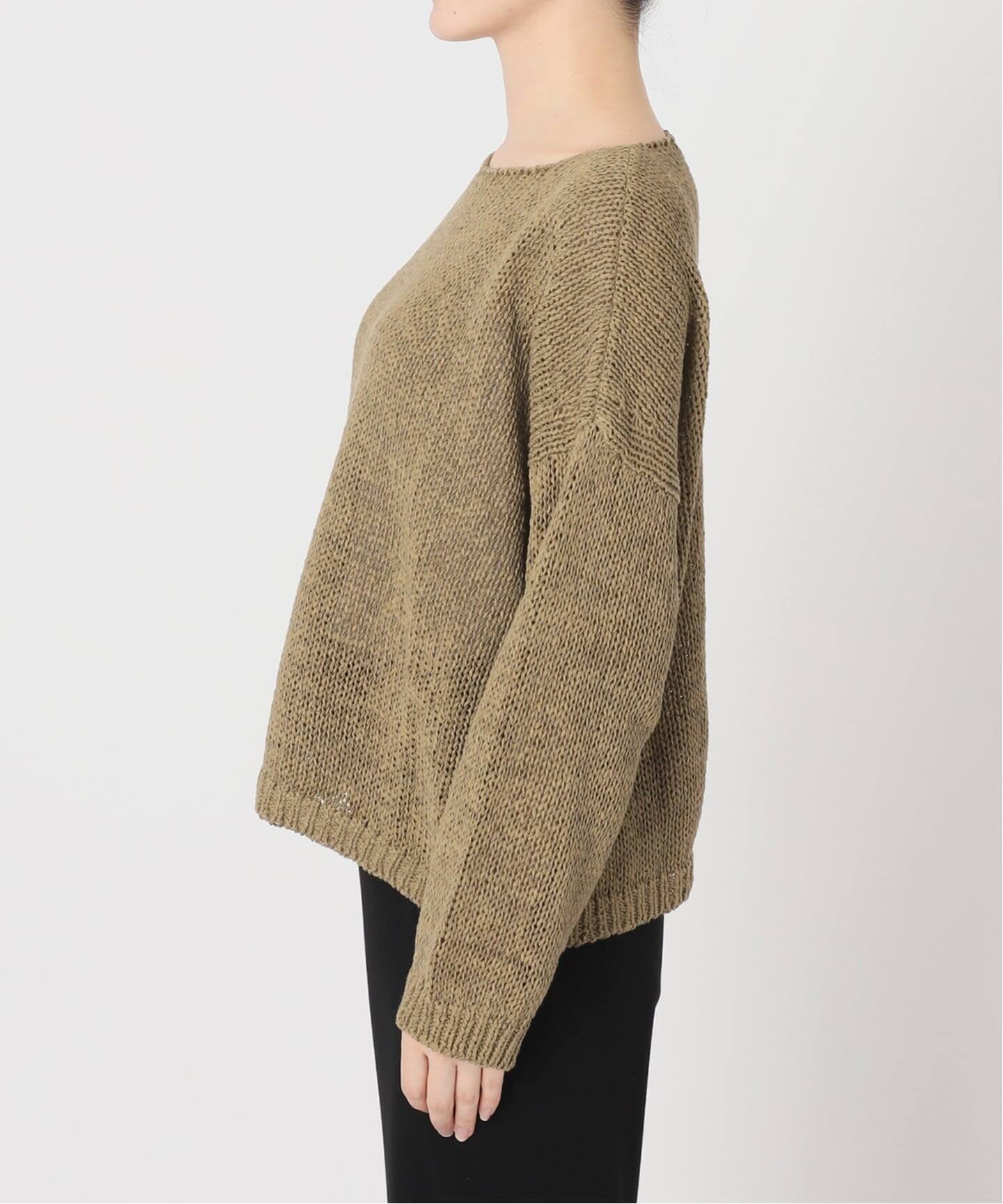 ROBERTO COLLINA/ロベルト コリーナ】 BOAT NECK KNIT（ニット