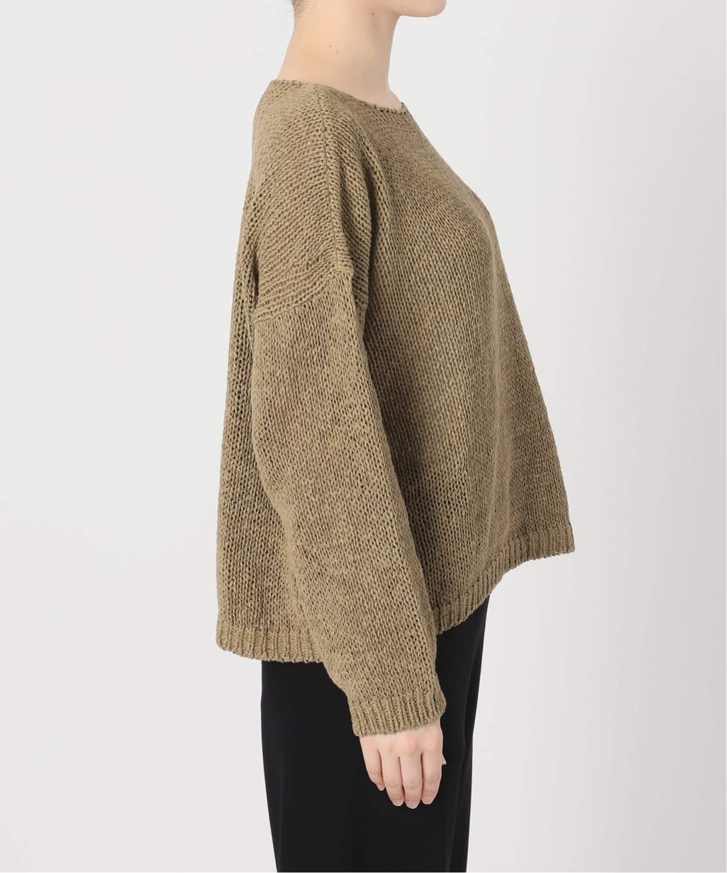 ROBERTO COLLINA/ロベルト コリーナ】 BOAT NECK KNIT（ニット