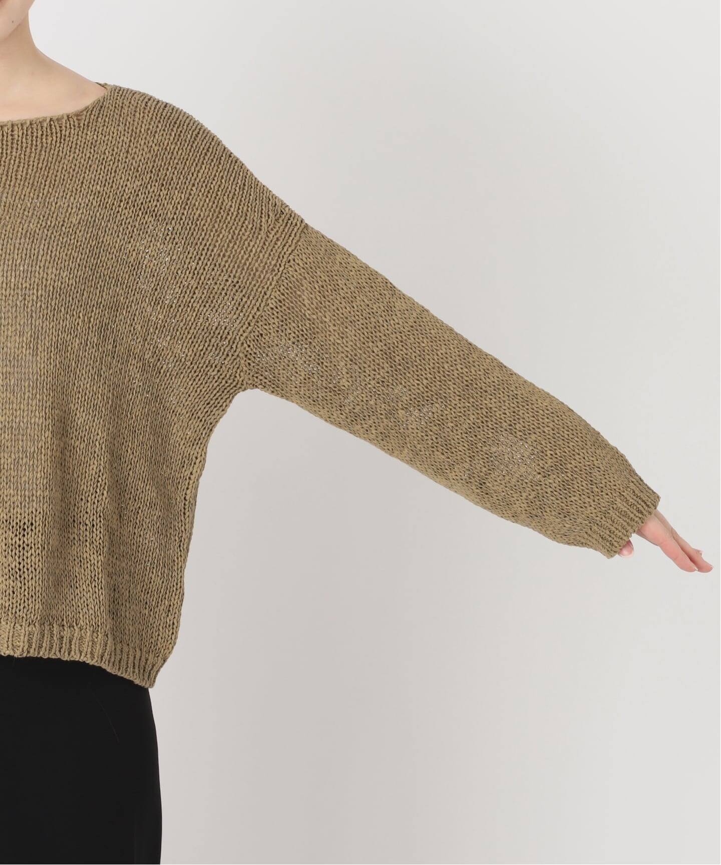ROBERTO COLLINA/ロベルト コリーナ】 BOAT NECK KNIT（ニット