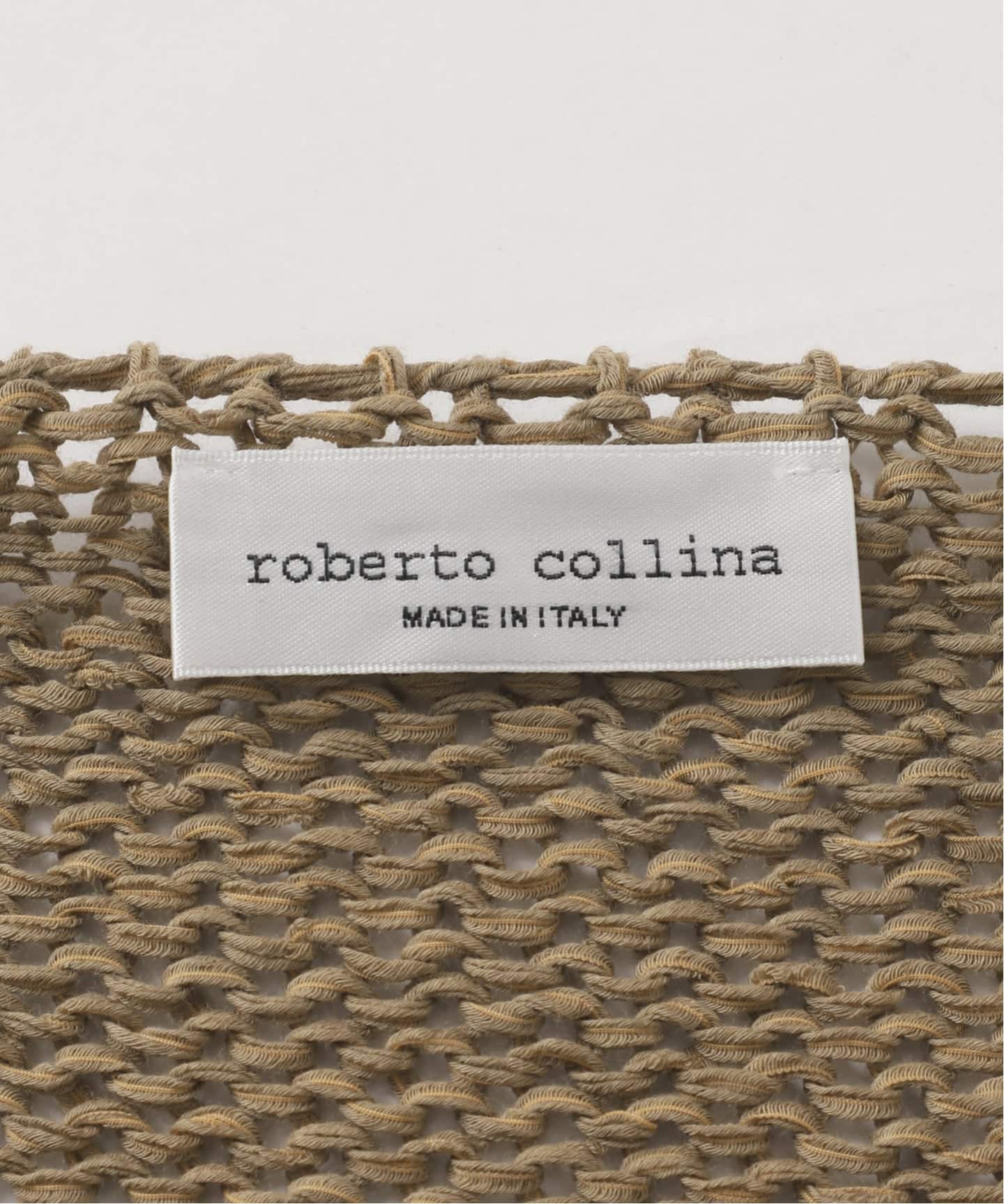 ROBERTO COLLINA/ロベルト コリーナ】 BOAT NECK KNIT（ニット