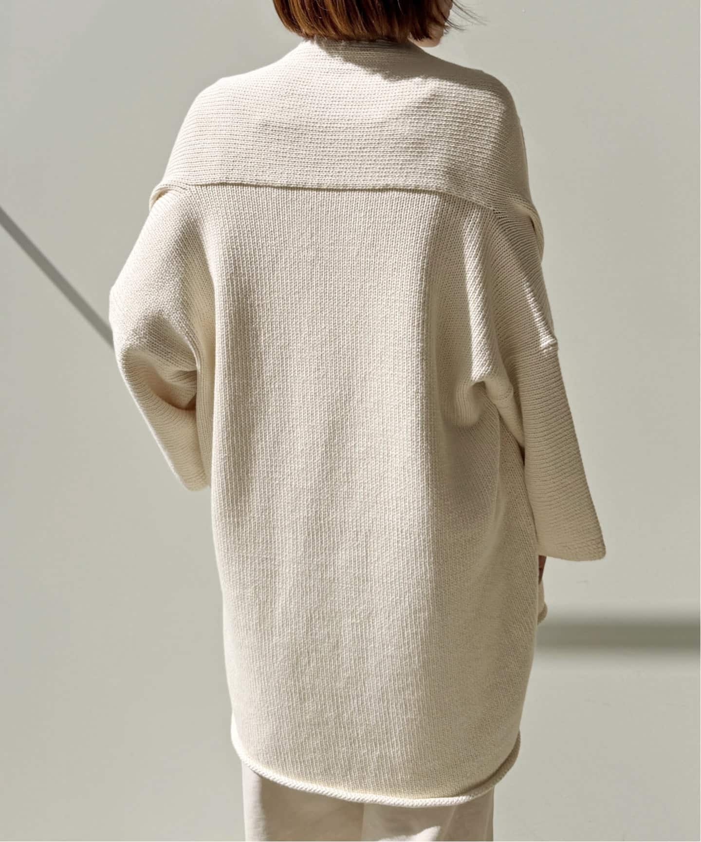 LAUREN MANOOGIAN/ローレン マヌージアン】 SHAWL CARDIGAN