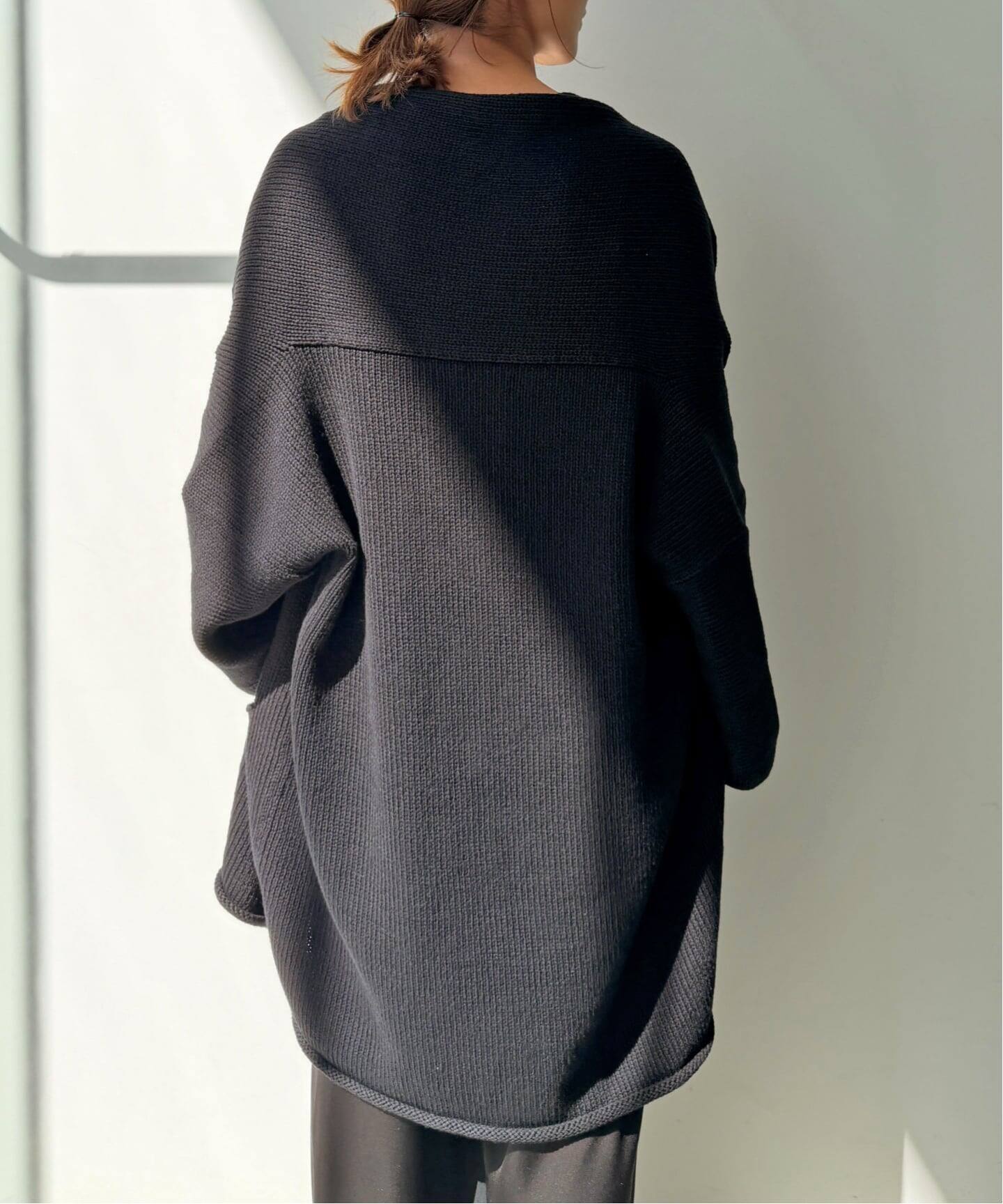LAUREN MANOOGIAN/ローレン マヌージアン】 SHAWL CARDIGAN