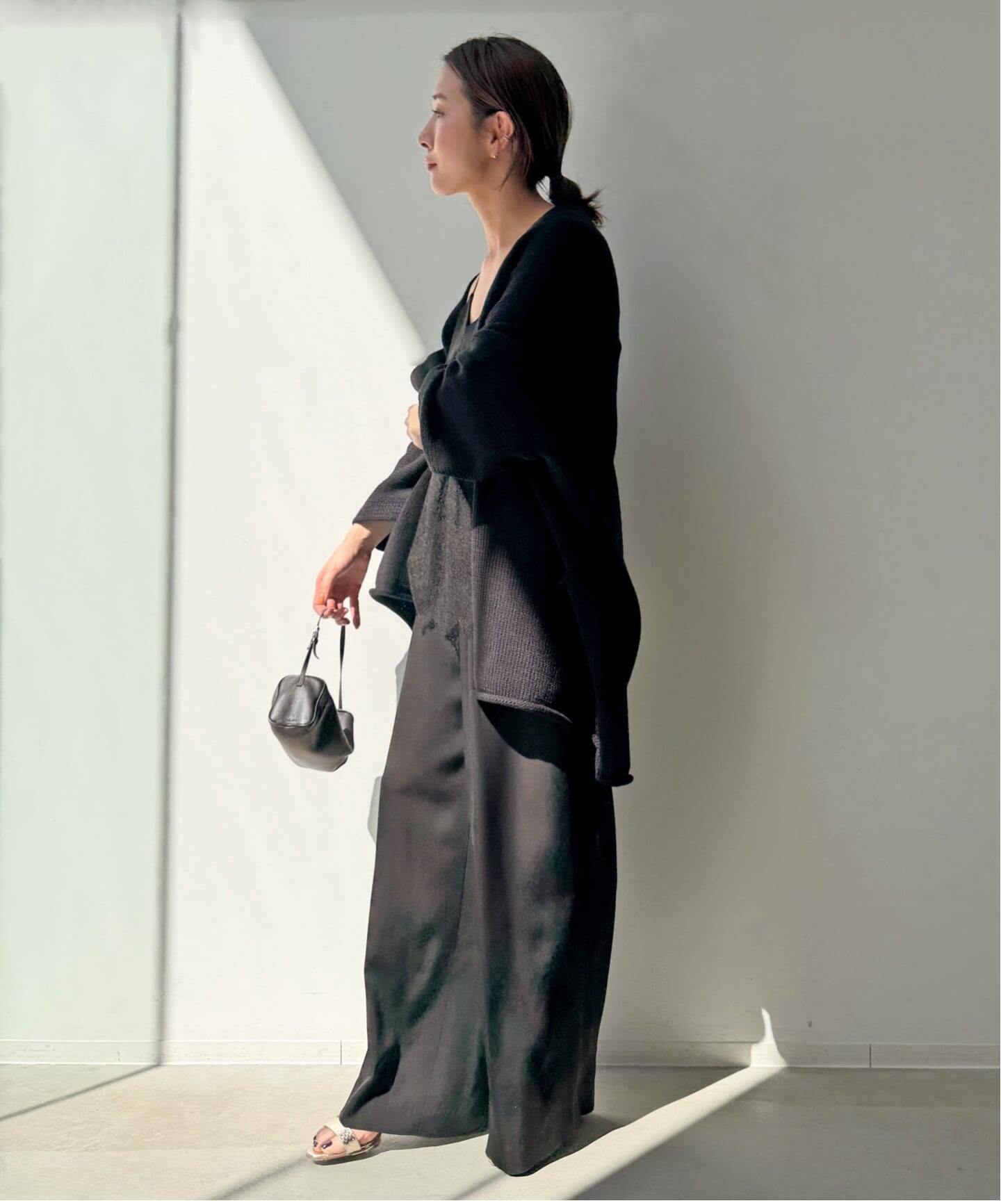LAUREN MANOOGIAN/ローレン マヌージアン】 SHAWL CARDIGAN