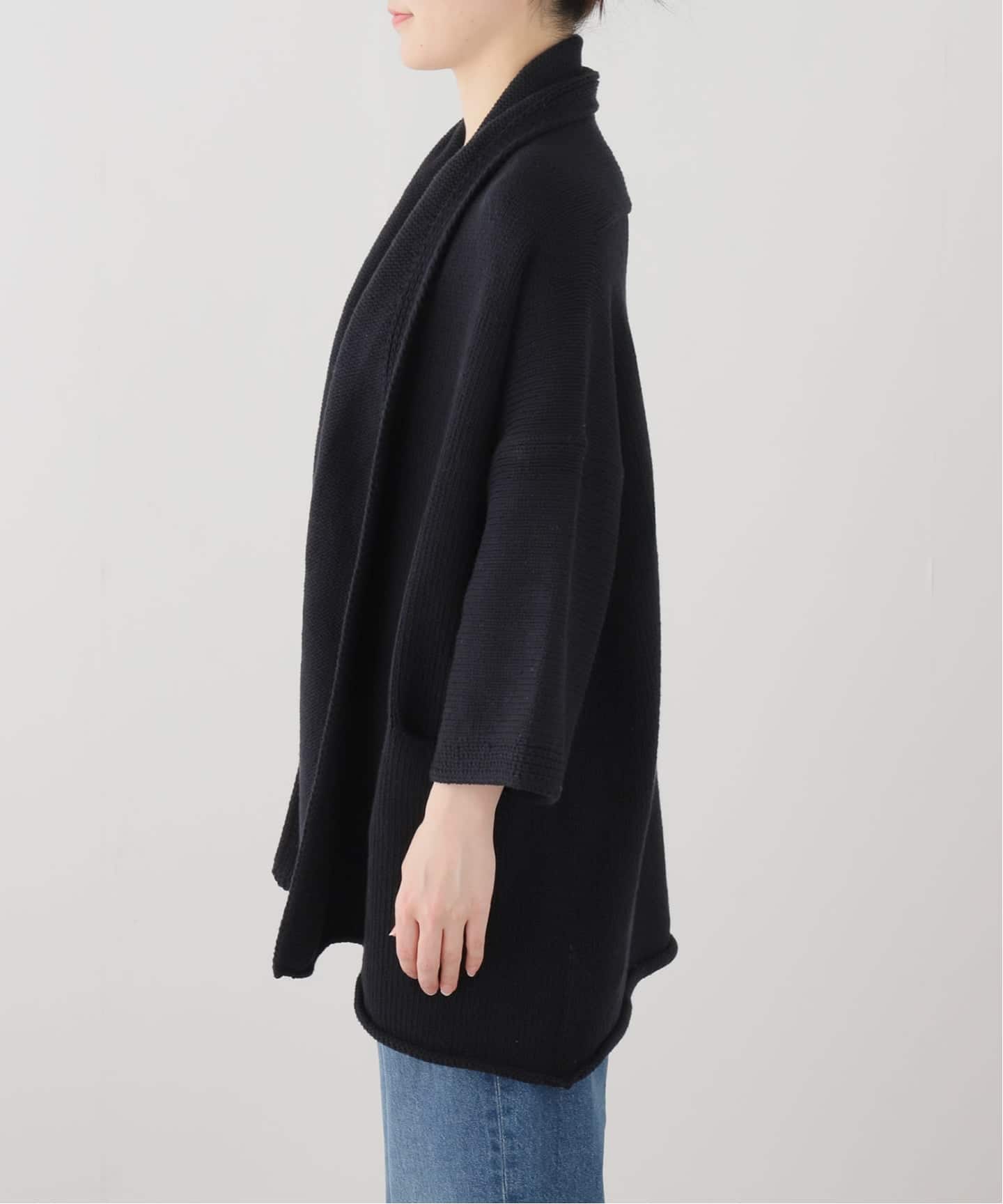 LAUREN MANOOGIAN/ローレン マヌージアン】 SHAWL CARDIGAN