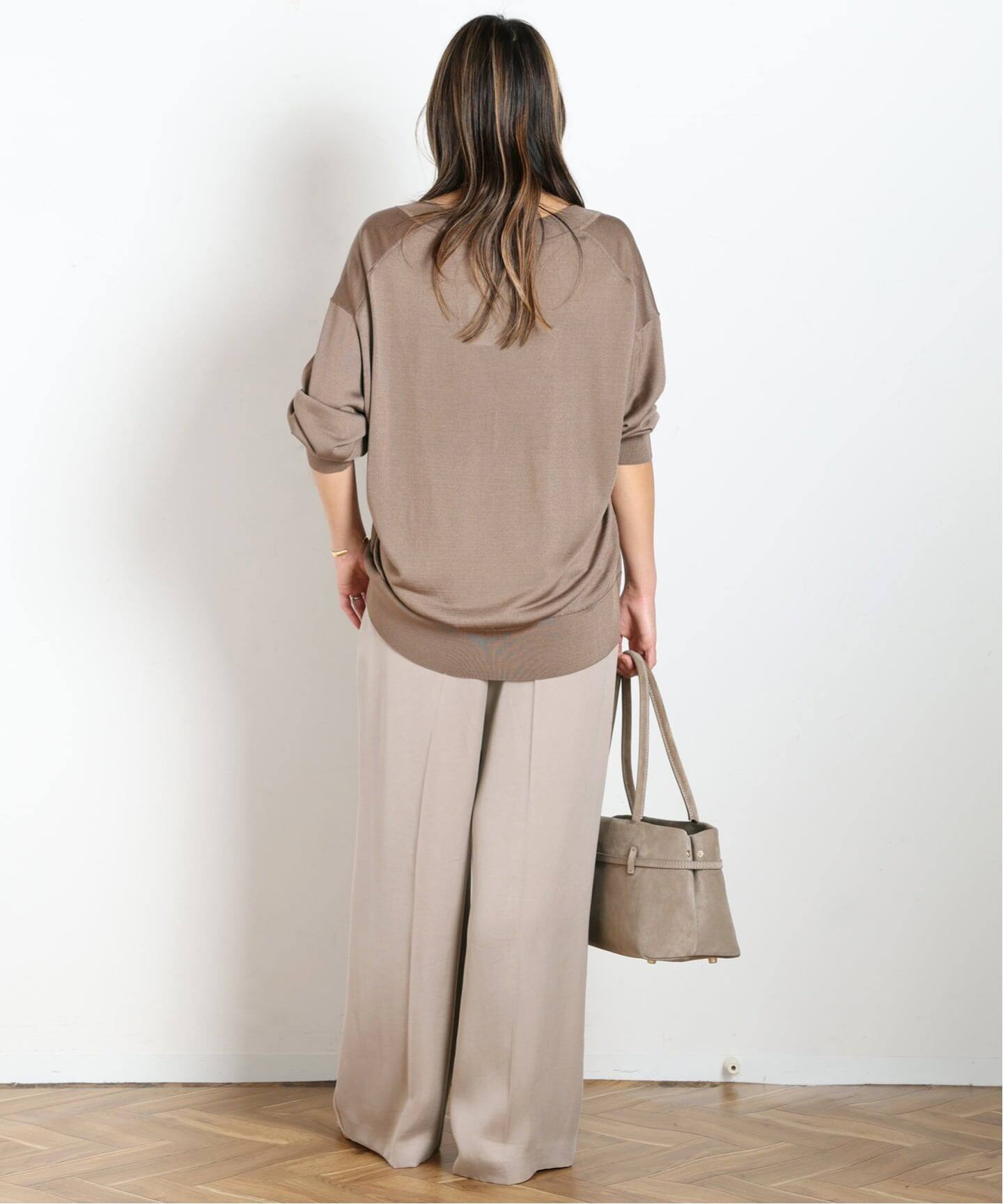 予約》ライトディープVネックニット（ニット／セーター）｜AP STUDIO