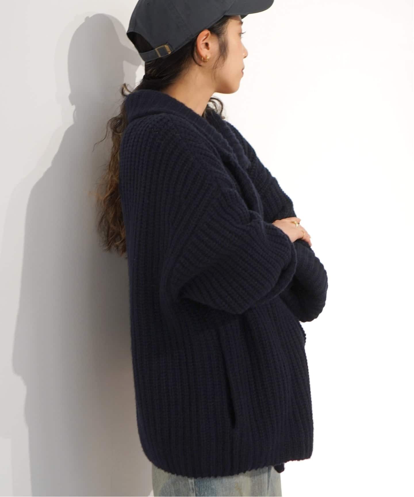 ウールカシミヤニットジャケット（カーディガン）｜AP STUDIO