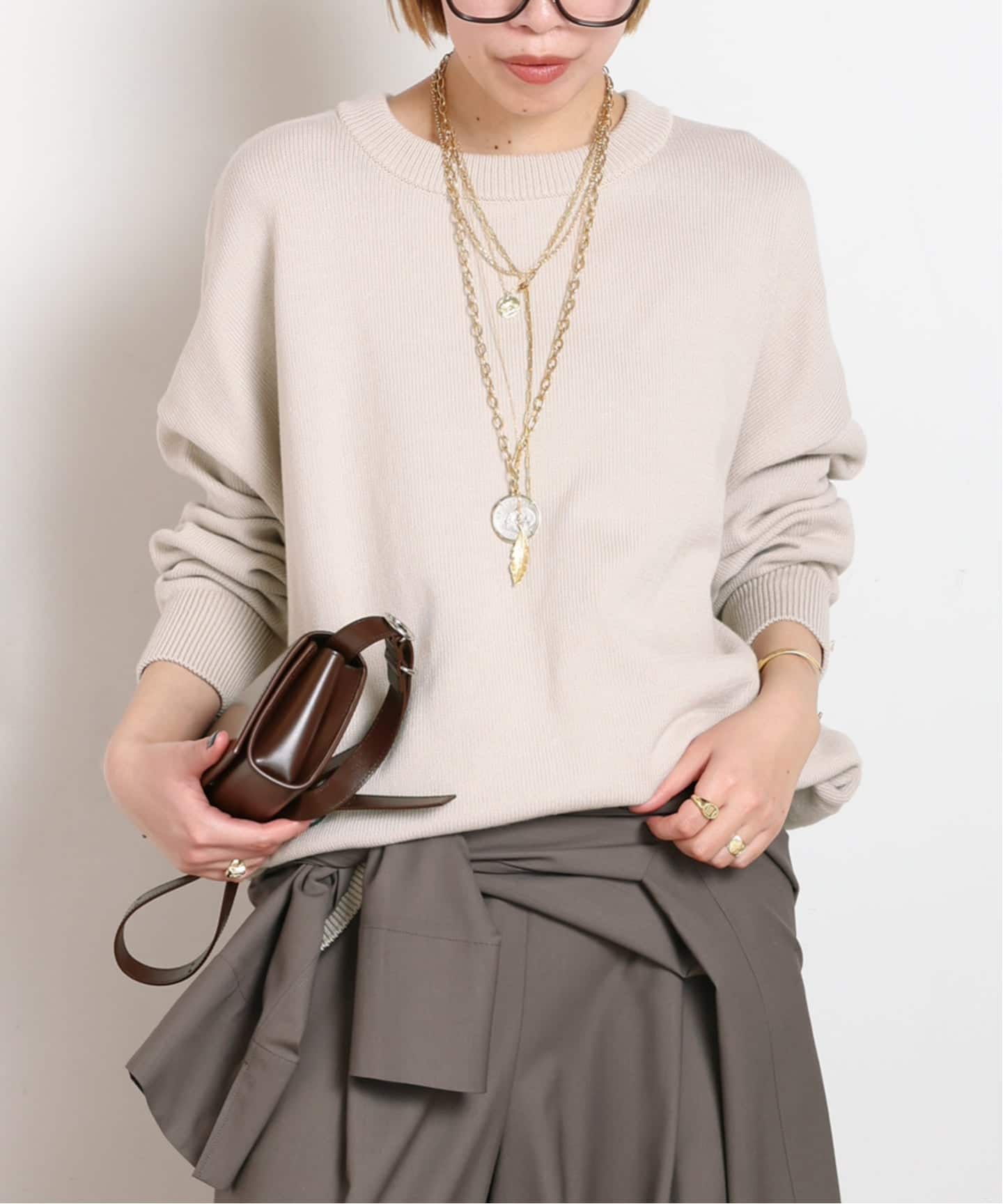 ベーシックニット（ニット／セーター）｜AP STUDIO（エーピー