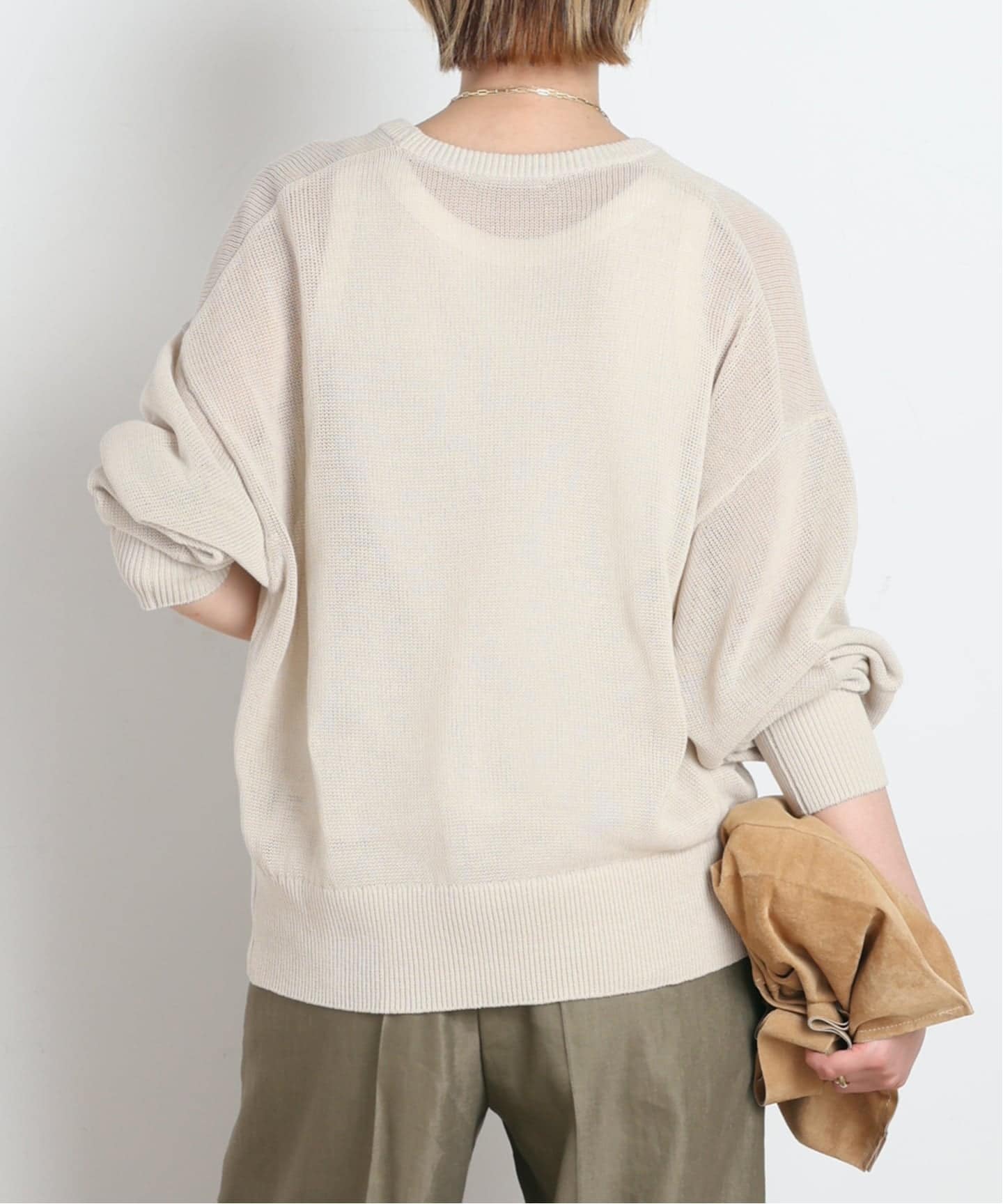 AP STUDIO Limb オーバープルオーバー リブUネックプルオーバー（Tシャツ／カットソー）｜AP STUDIO