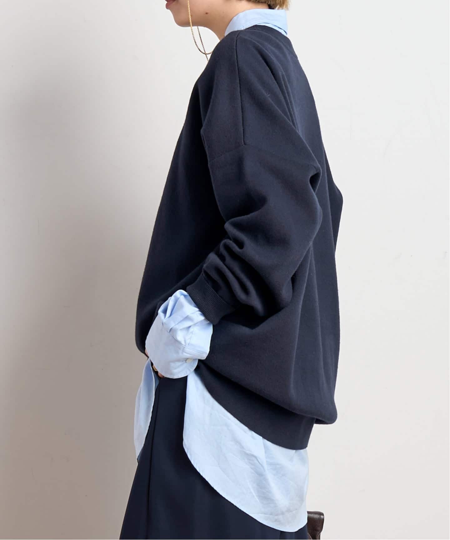 コットンカシミヤリラックスプルオーバー（ニット／セーター）｜AP