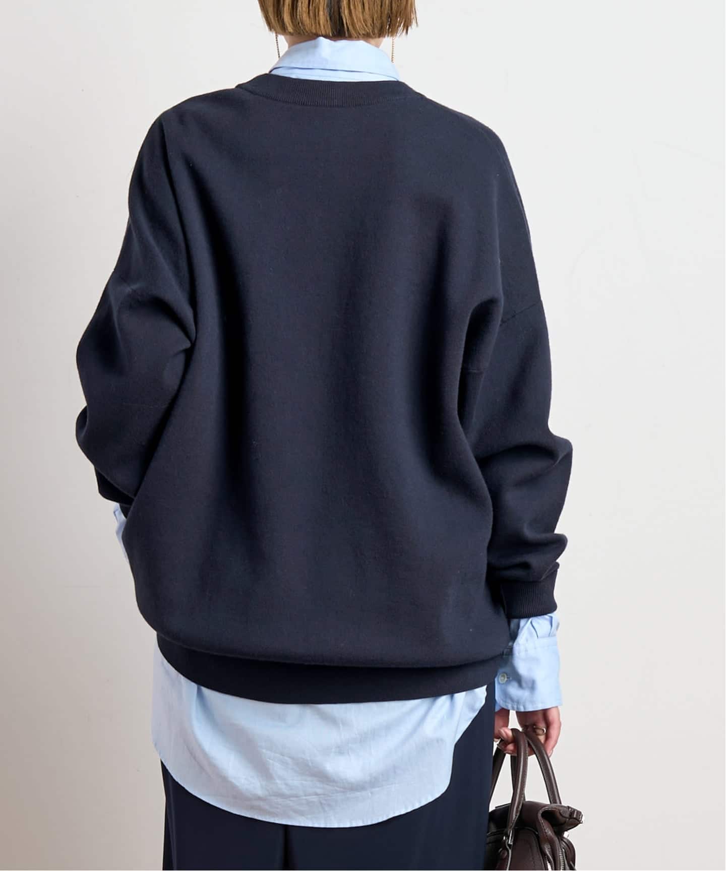 コットンカシミヤリラックスプルオーバー（ニット／セーター）｜AP