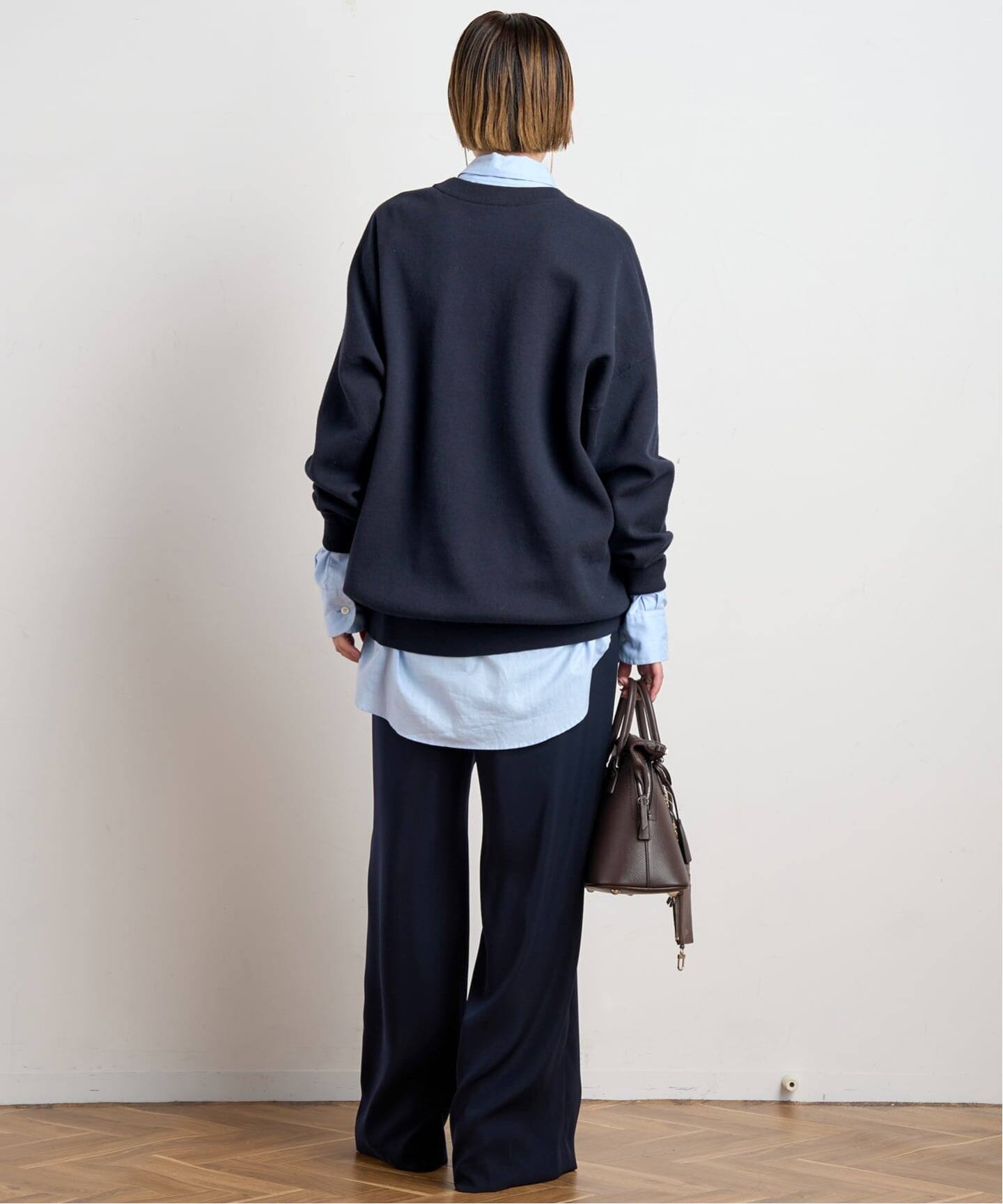 【新品】AP STUDIO コットンカシミヤリラックス プルオーバー 予約》コットンカシミヤリラックスプルオーバー（ニット／セーター