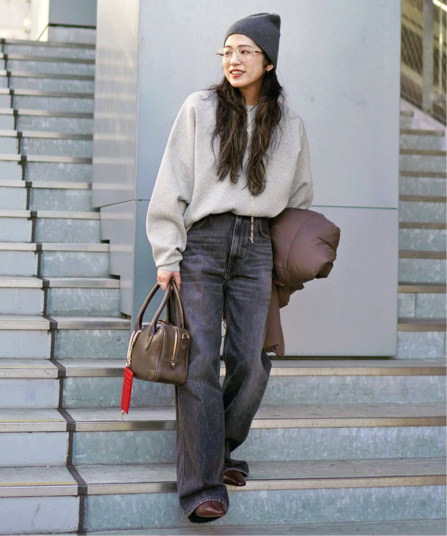 【新品】AP STUDIO コットンカシミヤリラックス プルオーバー 予約》コットンカシミヤリラックスプルオーバー（ニット／セーター