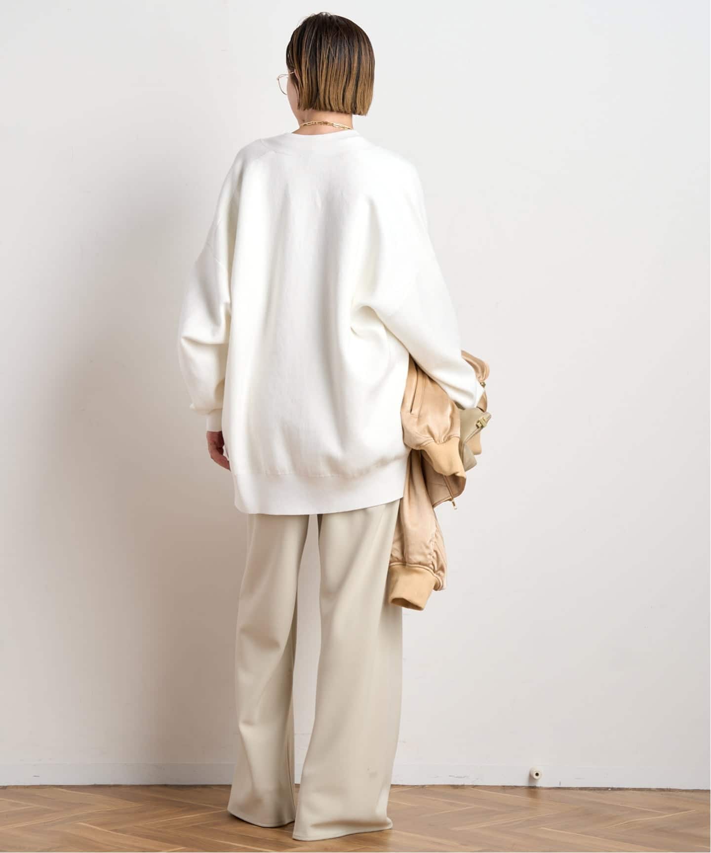 APSTUDIO(エーピーストゥディオ)si/co コットン ロングカーディガン AP STUDIO（エーピーストゥディオ）の「ロングニットカーディガン