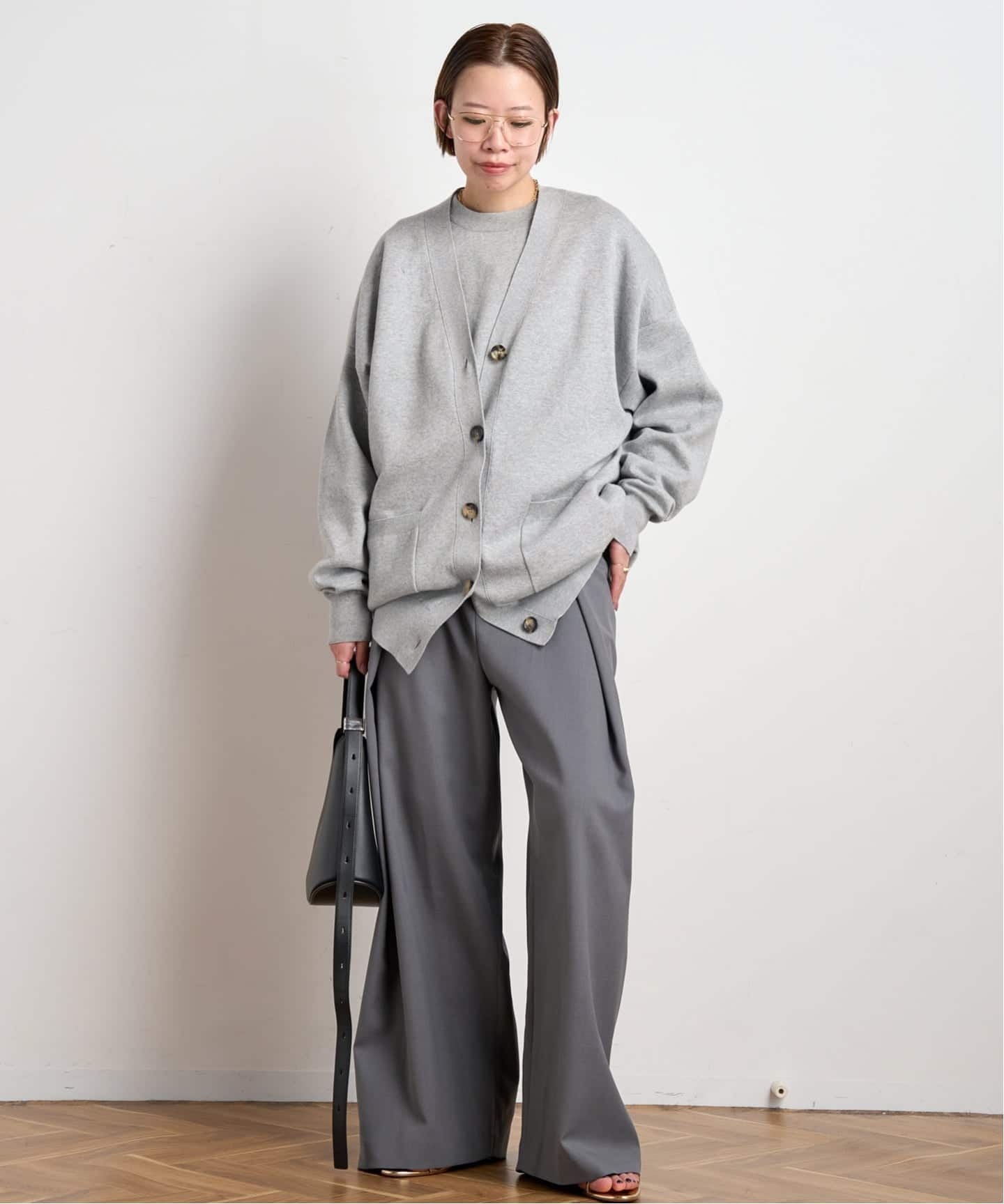 AP STUDIO モヘアカーディガン　グレー Acne Studios（アクネ ストゥディオズ） 【並行輸入品】アクネ