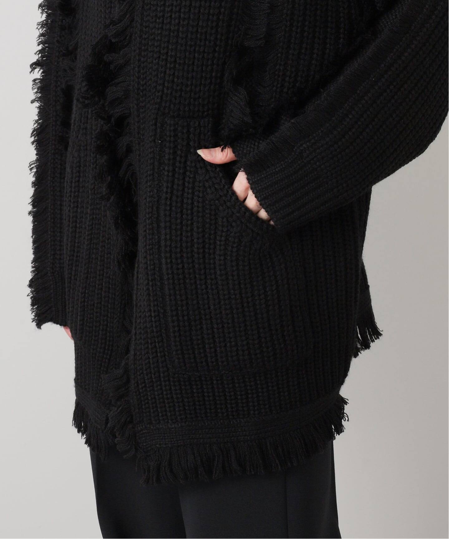 R13/アールサーティーン】FRINGE CARDIGAN（ニット／セーター）｜AP