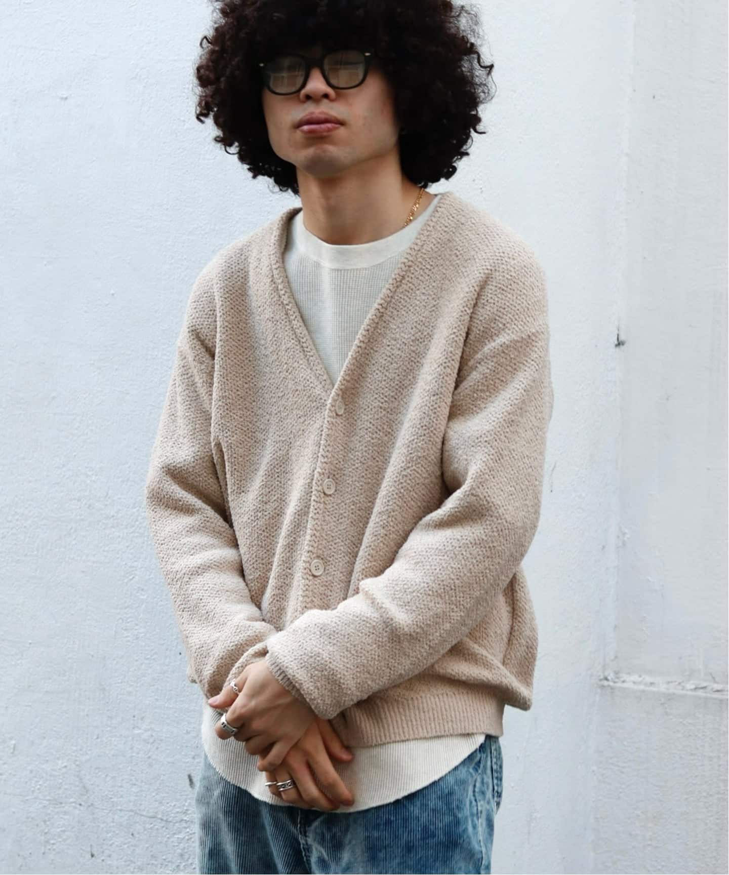 UNUSED / アンユーズド US2552 HONEYCOMB CARDIGAN（カーディガン