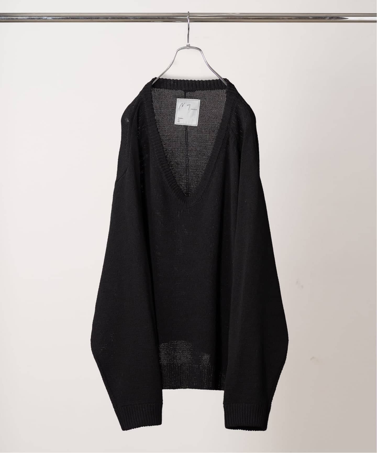 仙人 アンセルム UVネック ニット ANCELLM / アンセルム UV NECK KNIT（ニット／セーター）｜WISM