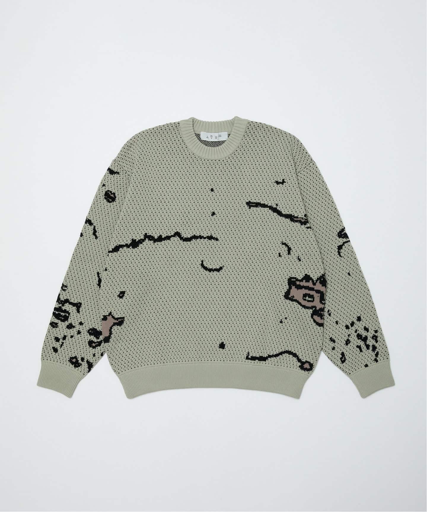 bal / バル JACQUARD PATTERN CREWNECK SWEATER（ニット／セーター