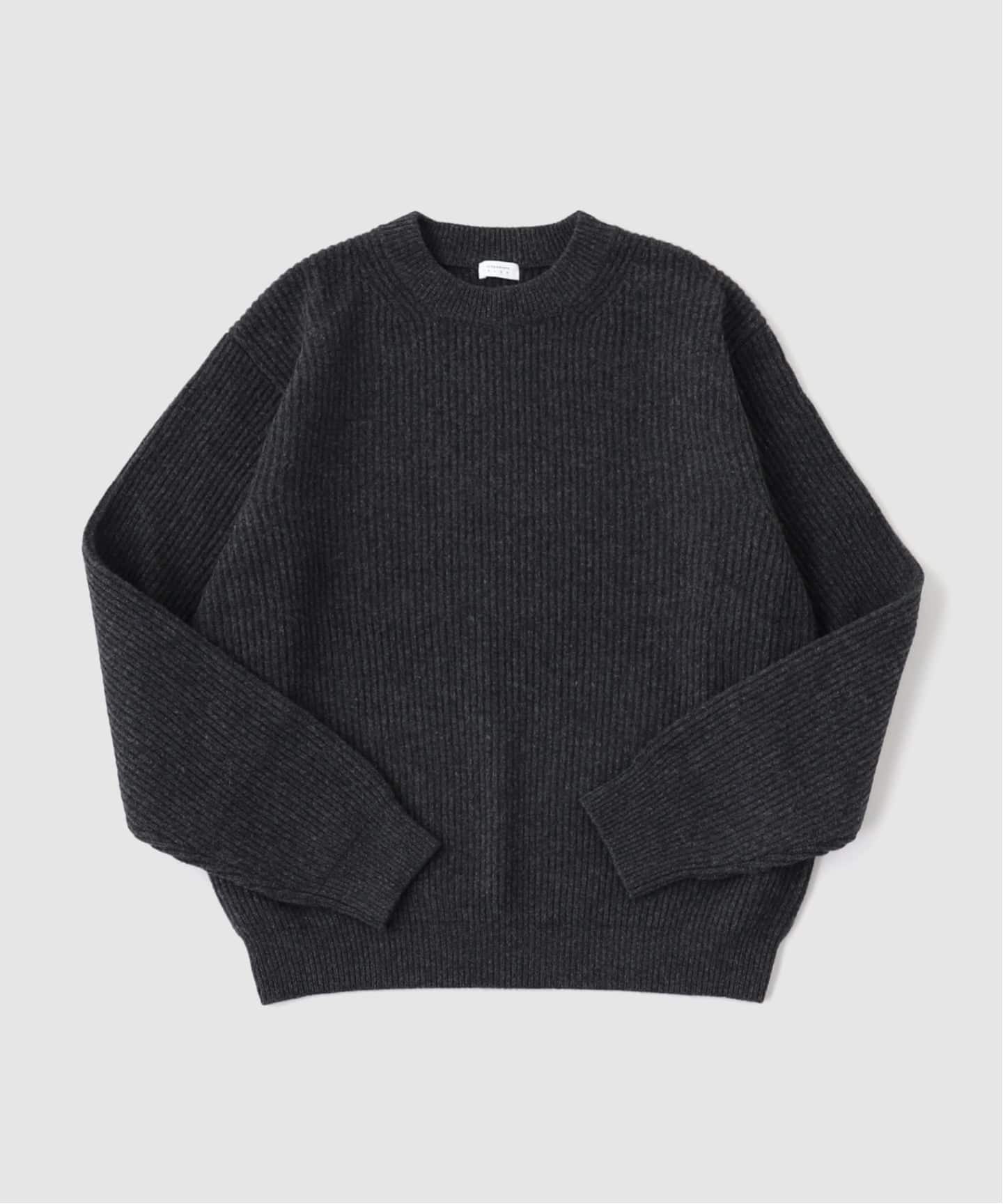 PURLAM / プラム】WASHI Middle-gaugeTENJIKU Vneck L：ニット（ニット