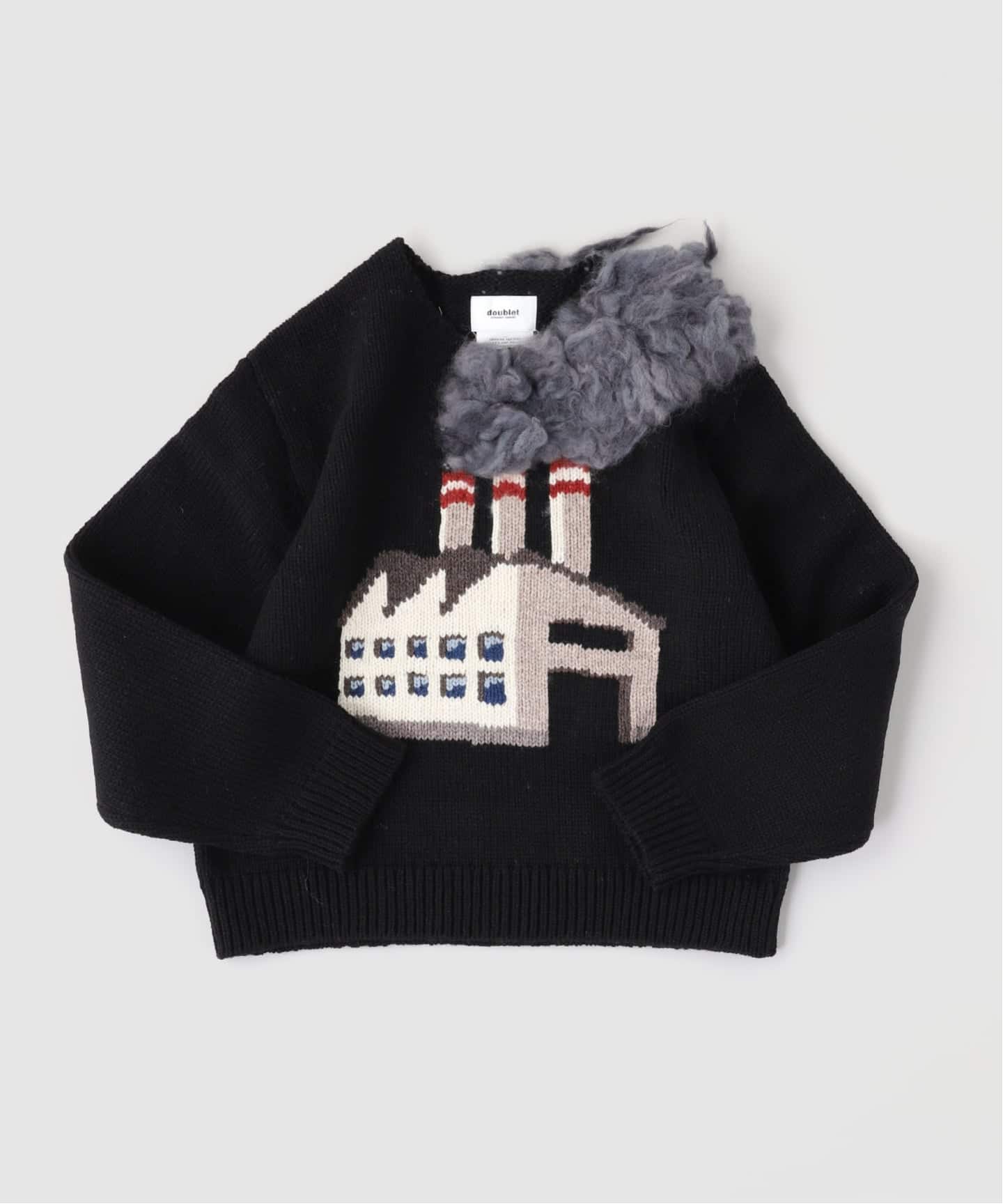 doublet / ダブレット SMOKING FACTORY INTARSIA KNIT PU（ニット