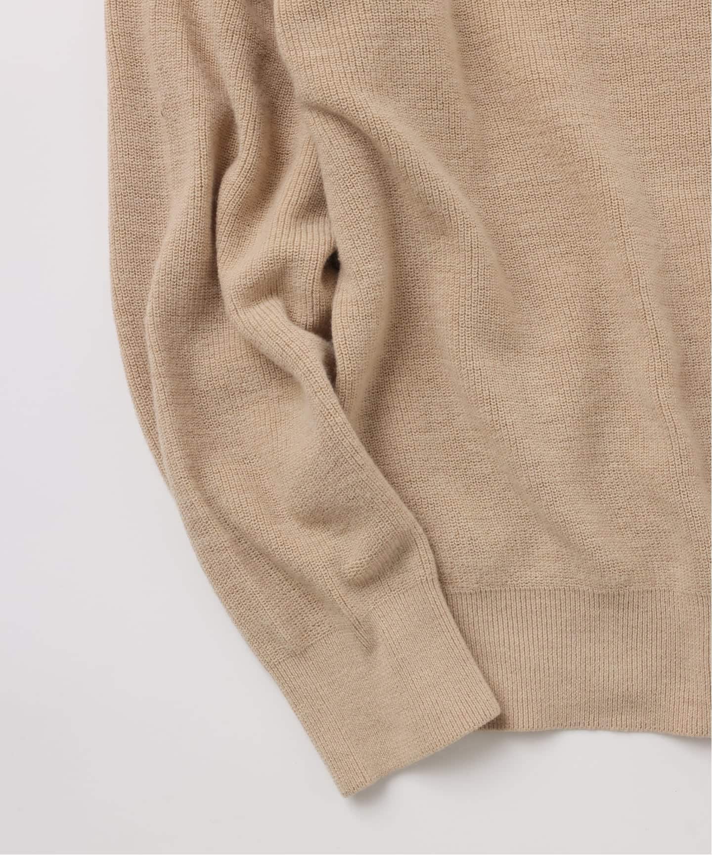 予約》【FOLL / フォル】suvin cotton fine wool wardrobe sweater